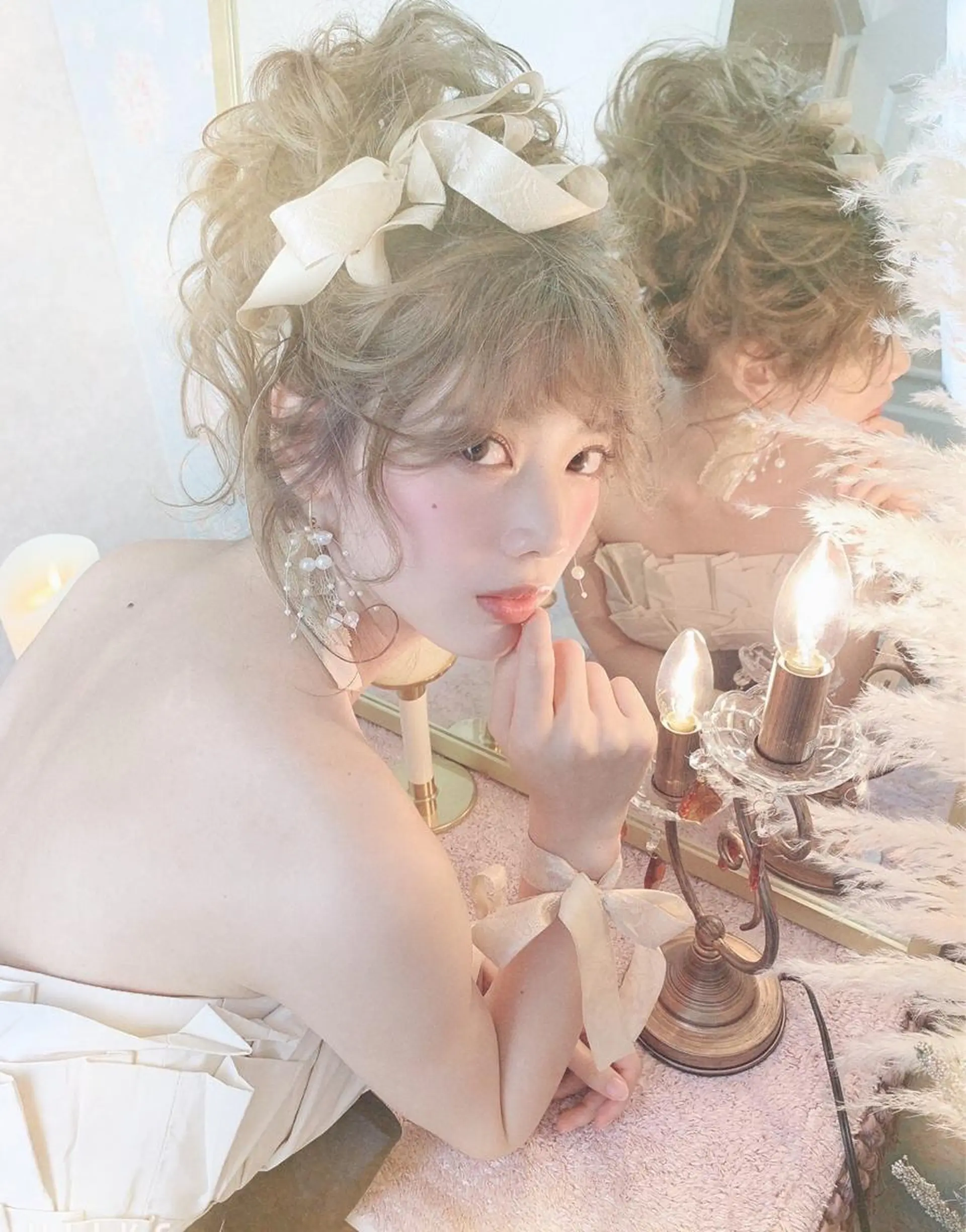 ロング ヘアアレンジ Achieve 三ノ宮のヘアスタイル