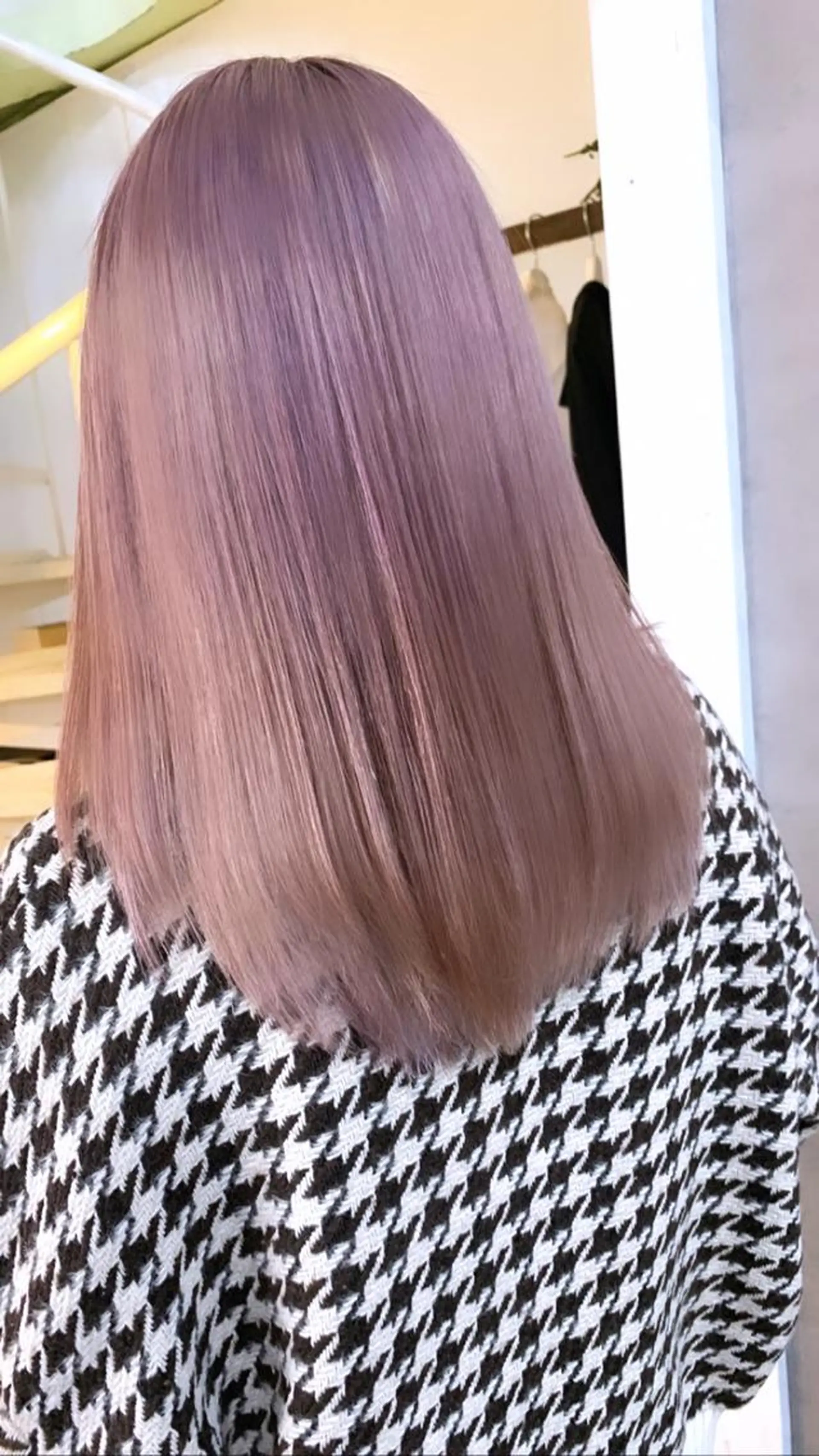 セミロング カラー パーマ ヘアアレンジ ピンクカラー ヘアカラー nico  原宿所属・nico【代表】 市川　拓也のヘアスタイル