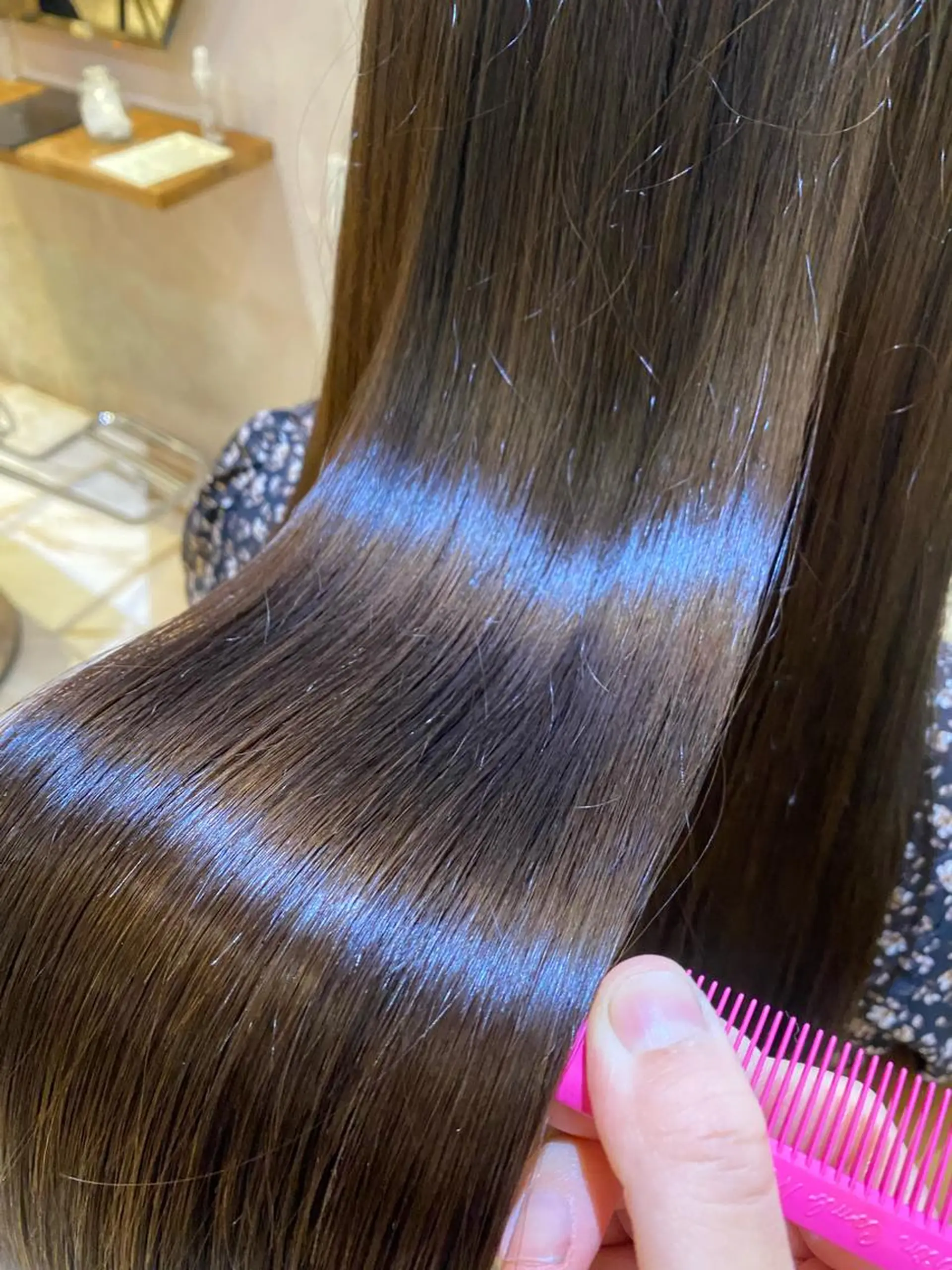 セミロング 韓国風ヘア✻透明感 カラー✻yukaのヘアスタイル