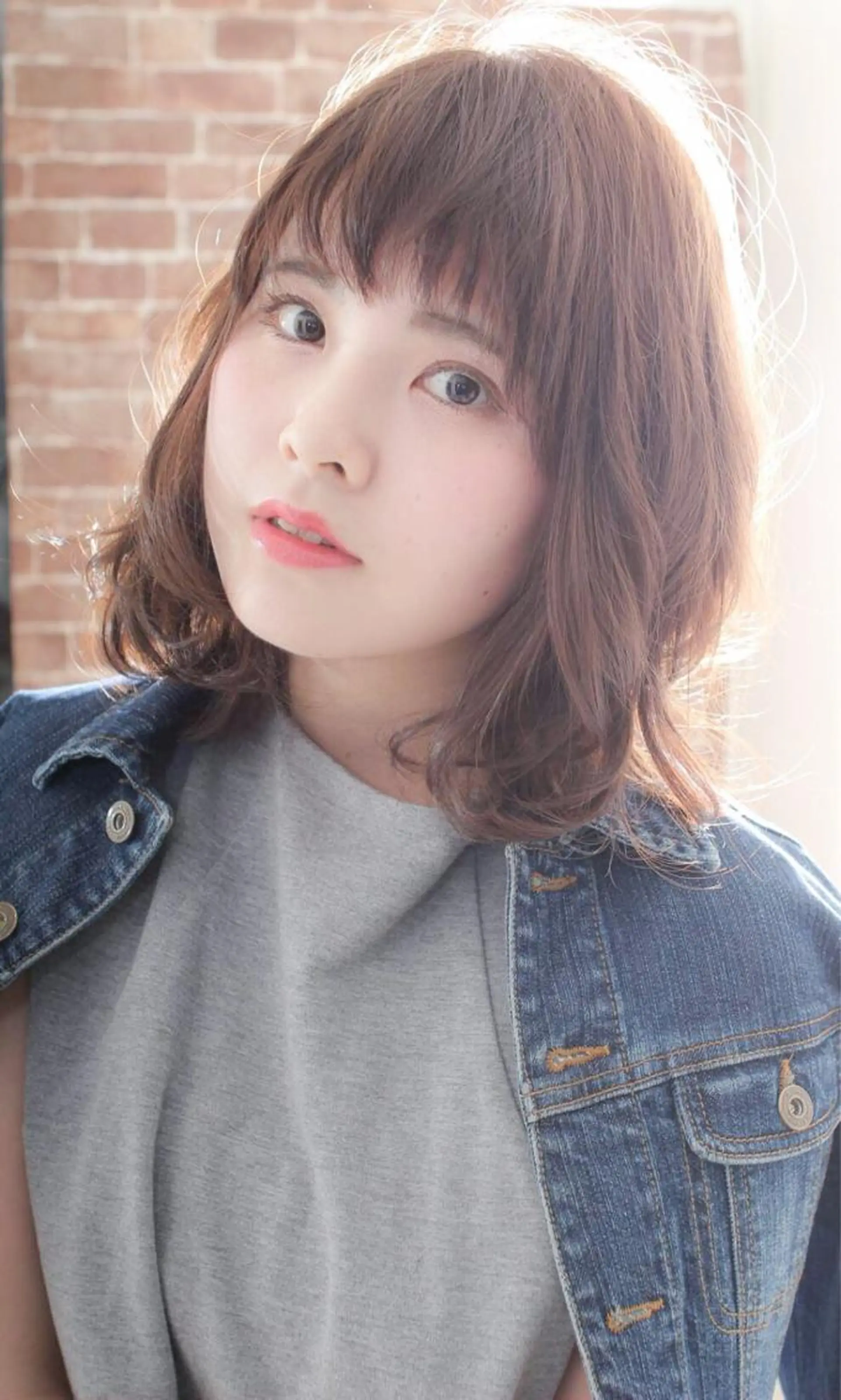 ミディアム 伊藤 裕貴のヘアスタイル