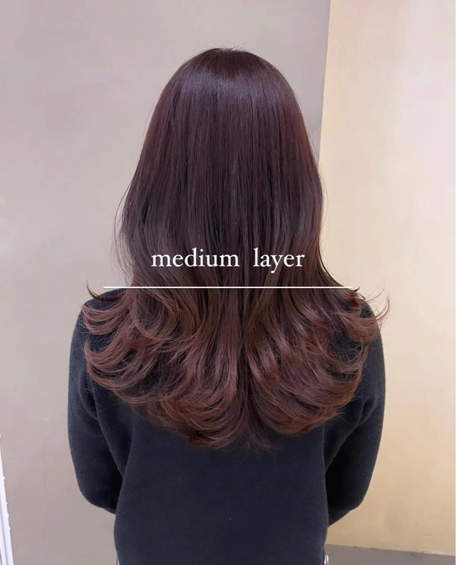 セミロング カット ヘアカラー k-two top stylist 林原のヘアスタイル