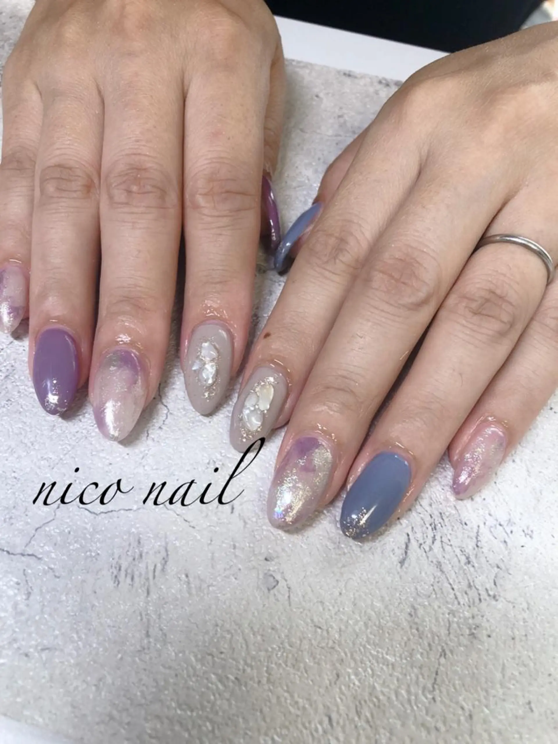 ネイル ハンドネイル フットネイル ハンドケア 香芝市ネイルサロン nico nailのネイルデザイン