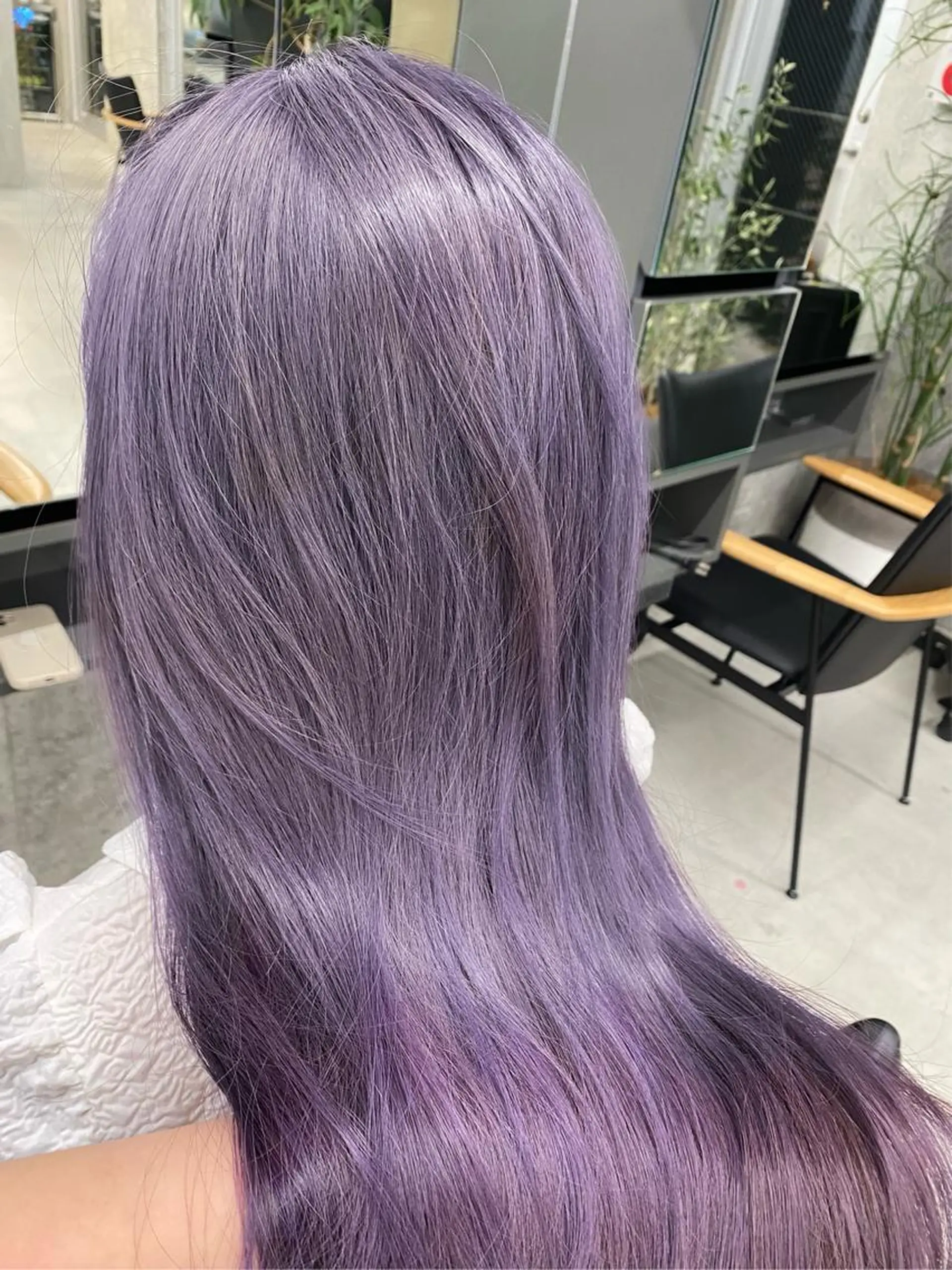 ロング カラー ラベンダーカラー ヘアカラー レイヤー/柔色 カラー/SAkiのヘアスタイル