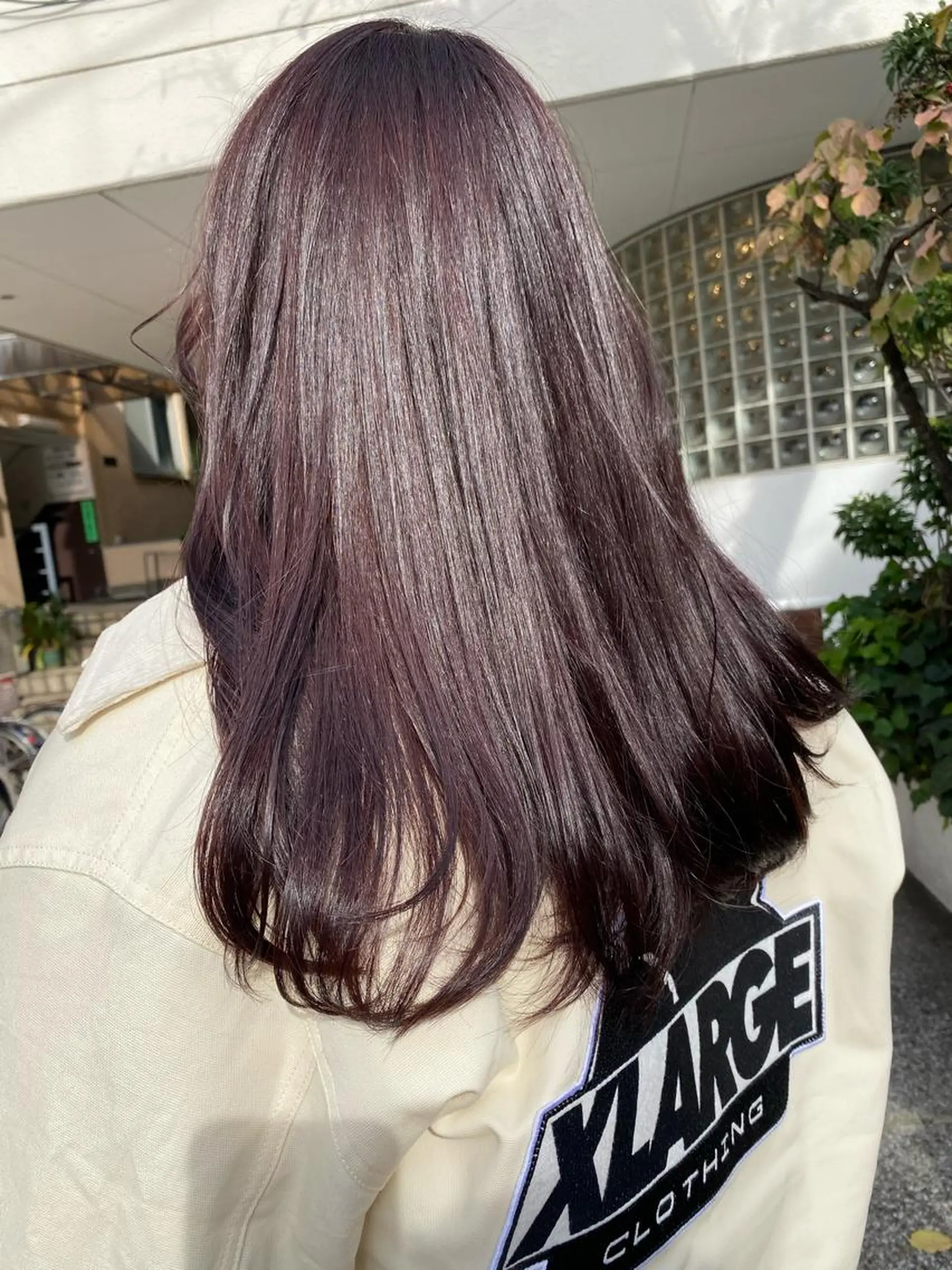 ロング カラー ブリーチ ラベンダーカラー ブリーチなしカラー お任せヘア☘️☘️ 及川渚のヘアスタイル
