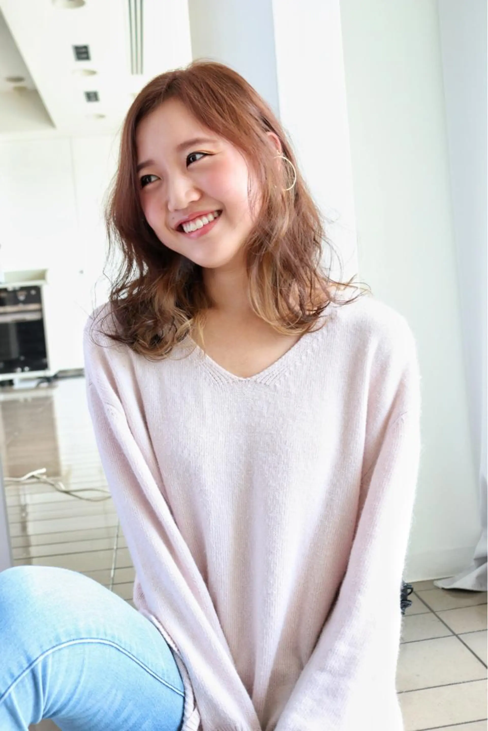 セミロング カラー KAIzen. tomoのヘアスタイル