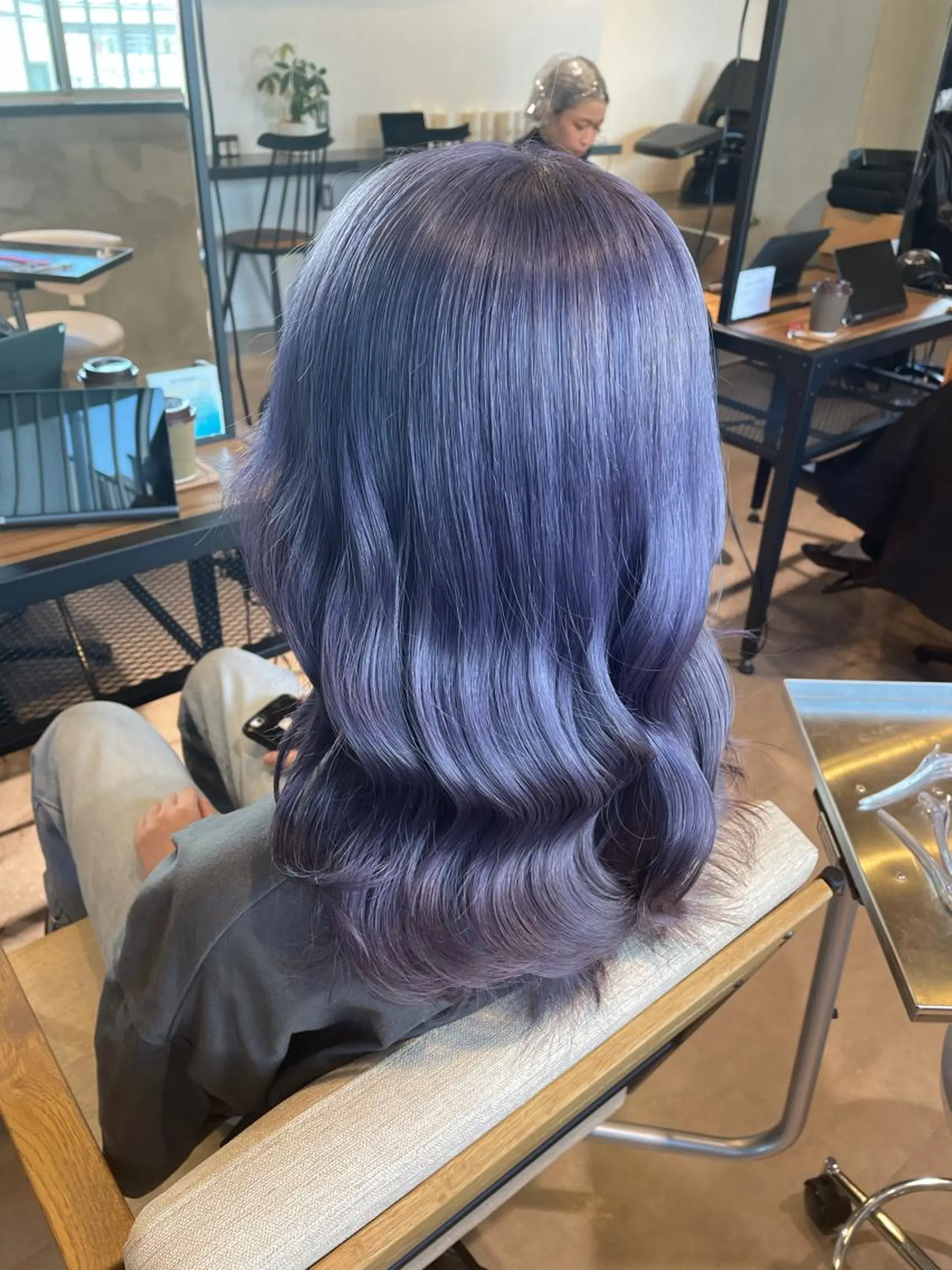 ロング カラー ヘアカラー トリートメント 🎀透明感カラー🎀 mikaのヘアスタイル