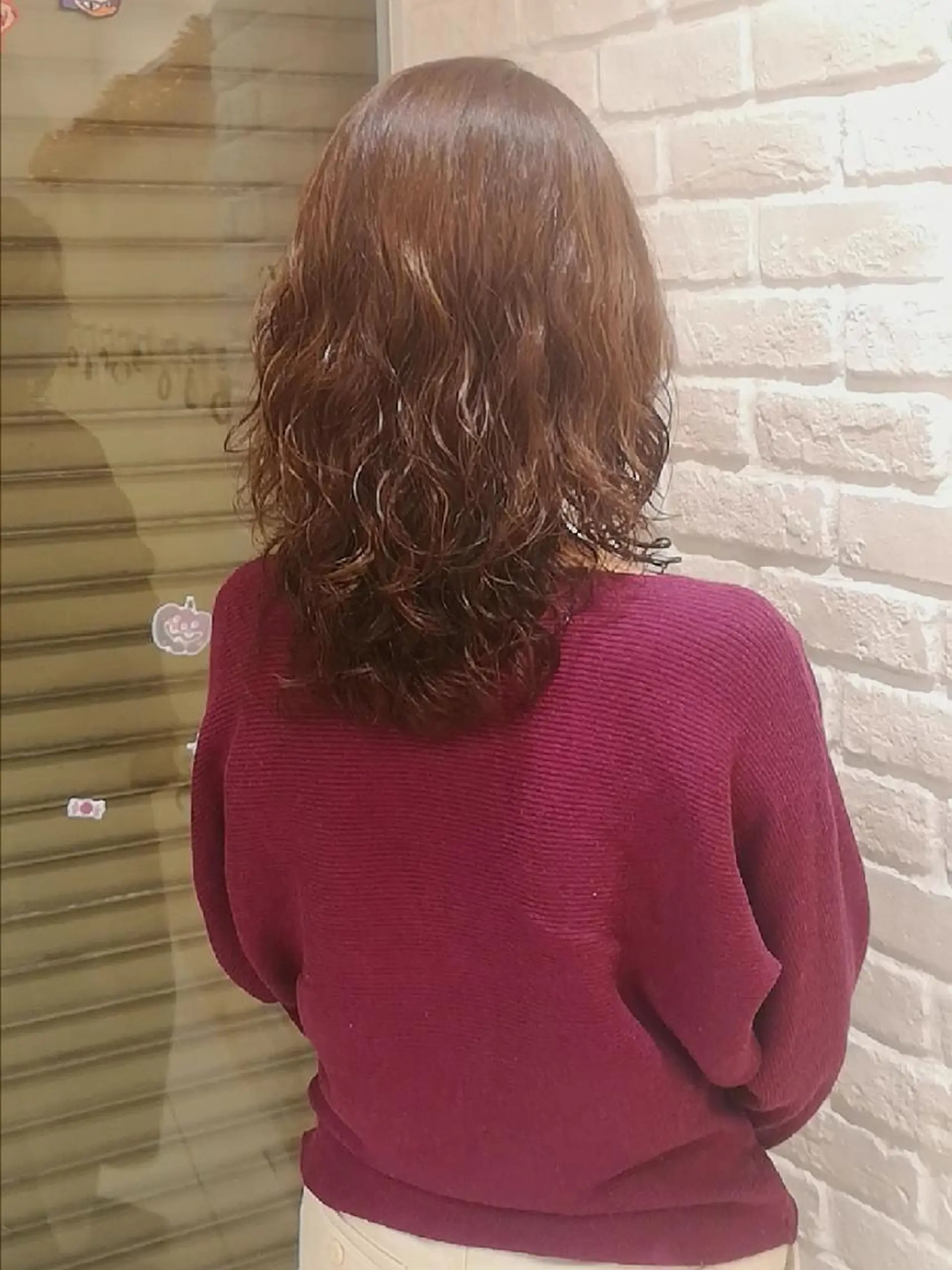 パーマ セミロング 🌺仲盛 恵理香🌺のヘアスタイル