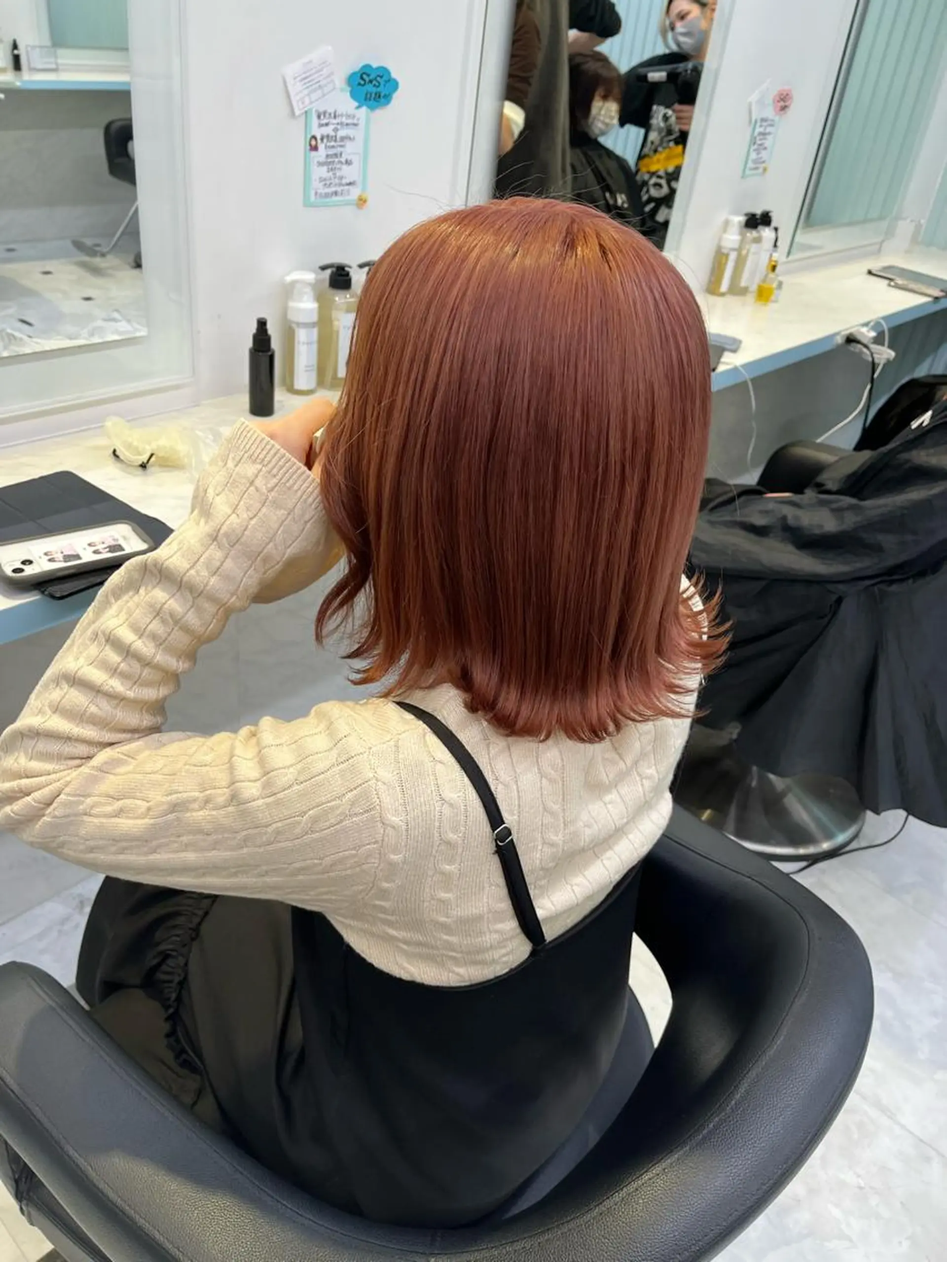 セミロング カラー ヘアアレンジ 愛されカラー🩷 はるなのヘアスタイル