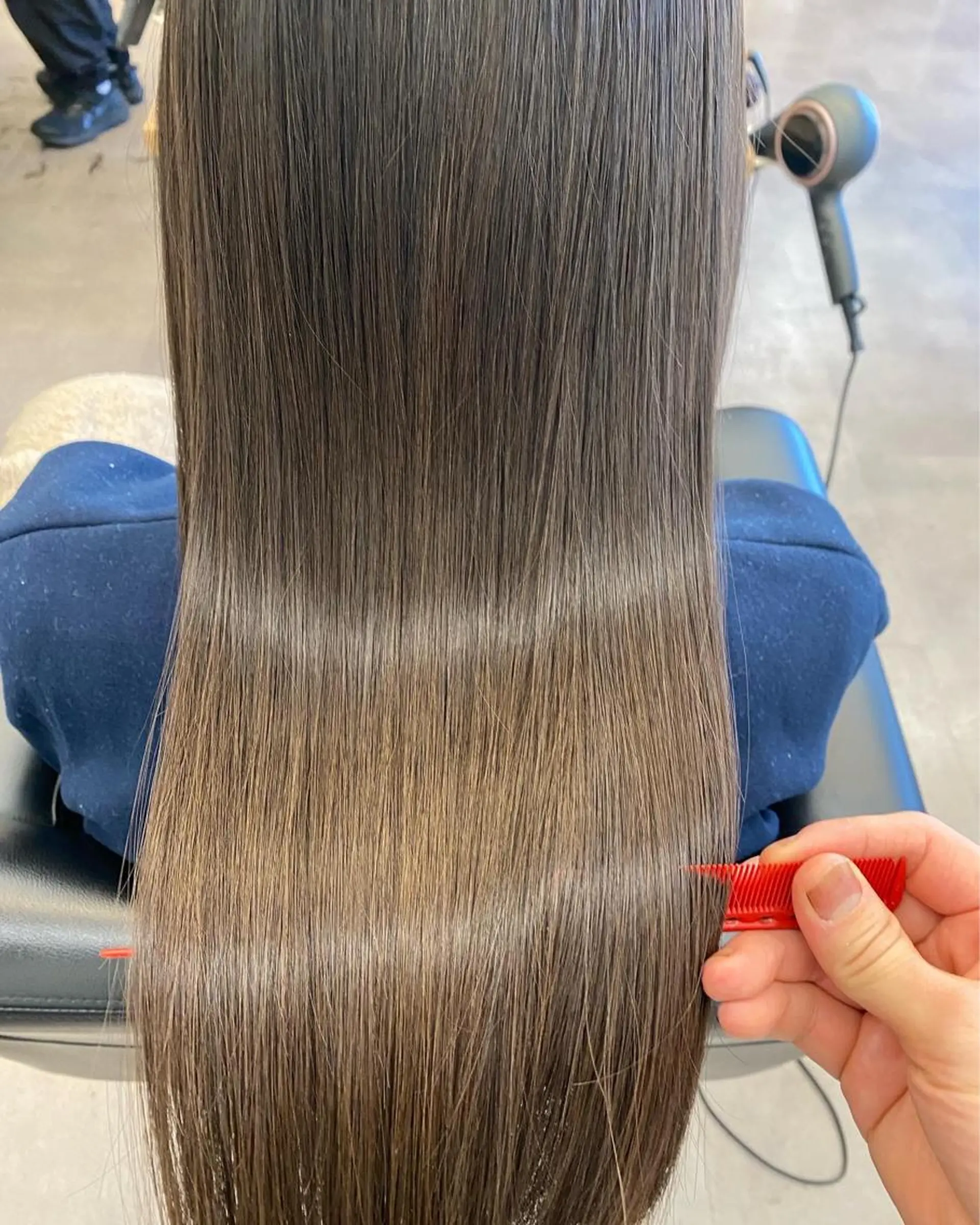 ロング 髪質改善 トリートメント ヘアセット ✨似合わせカラー 阿部賢✨のヘアスタイル