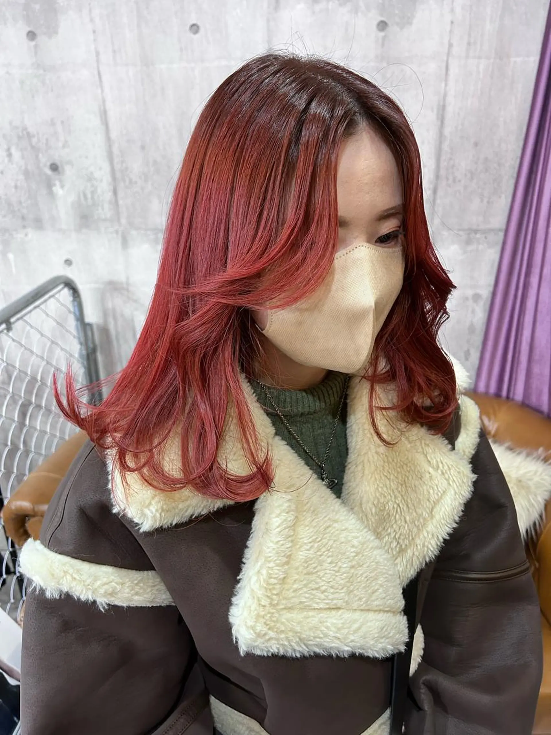 ミディアム シールエクステ エクステ ハイライト 学生 ヘアカラー SHURI❤️🔥 中/韓mix ♡のヘアスタイル