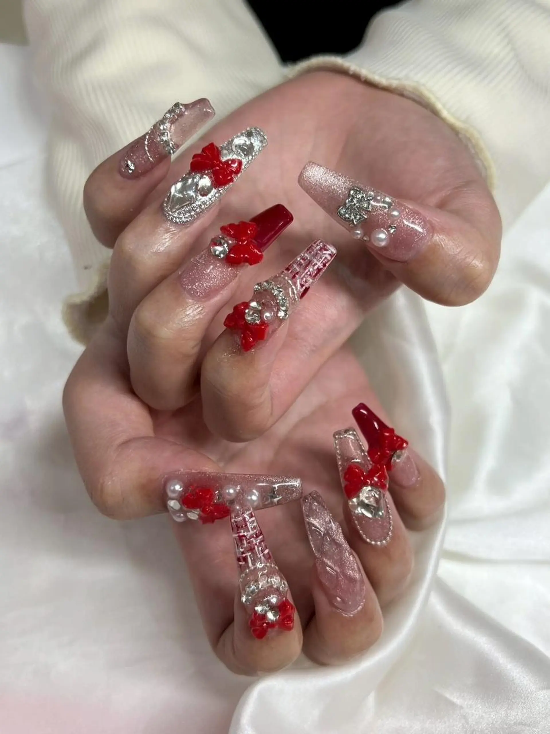 ロング ハンドネイル Ashliy大宮♡ アシュリーのネイルデザイン