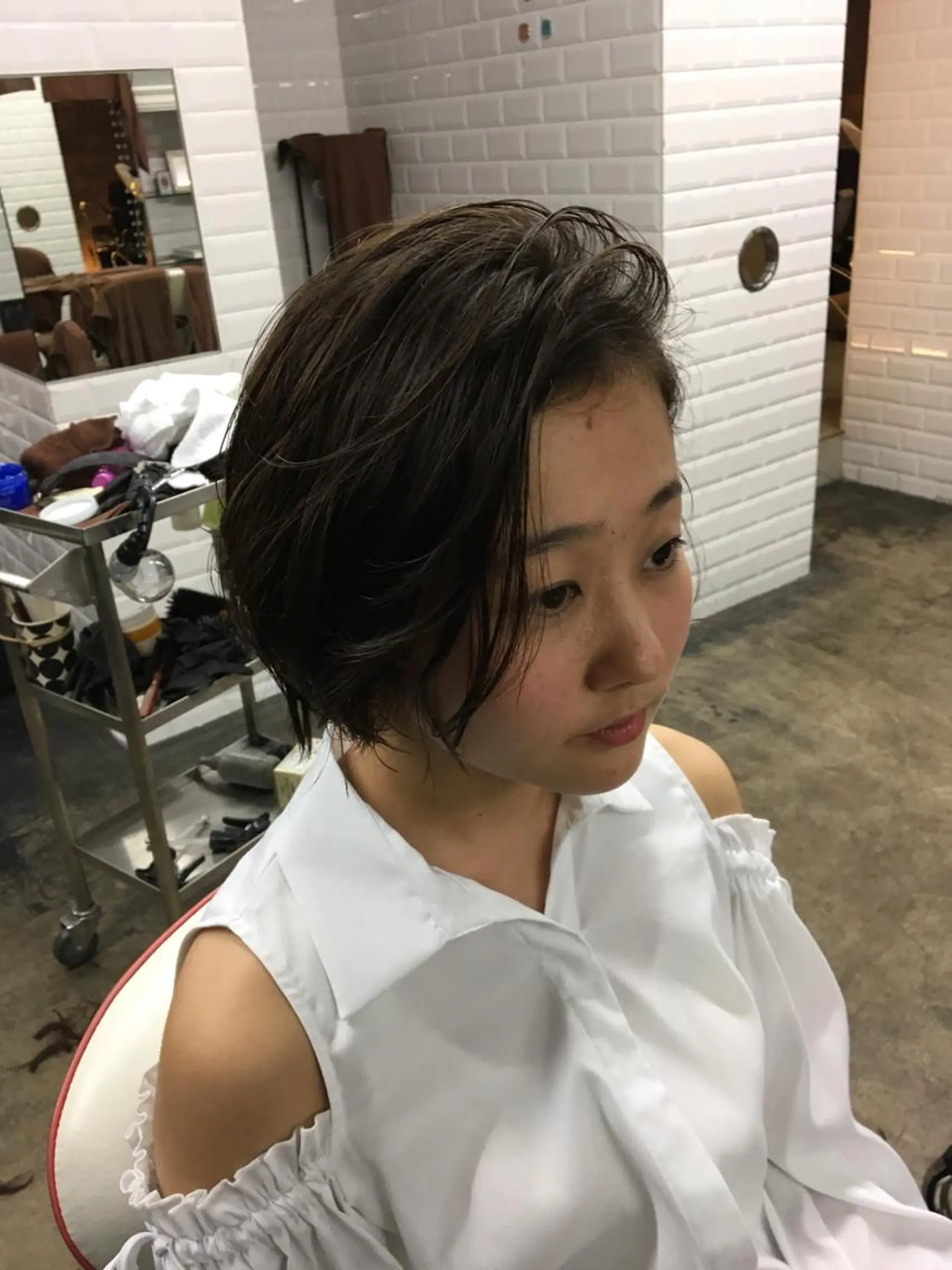 ショート ショートボブ ボブ ショートヘア 丸茂 聖名のヘアスタイル