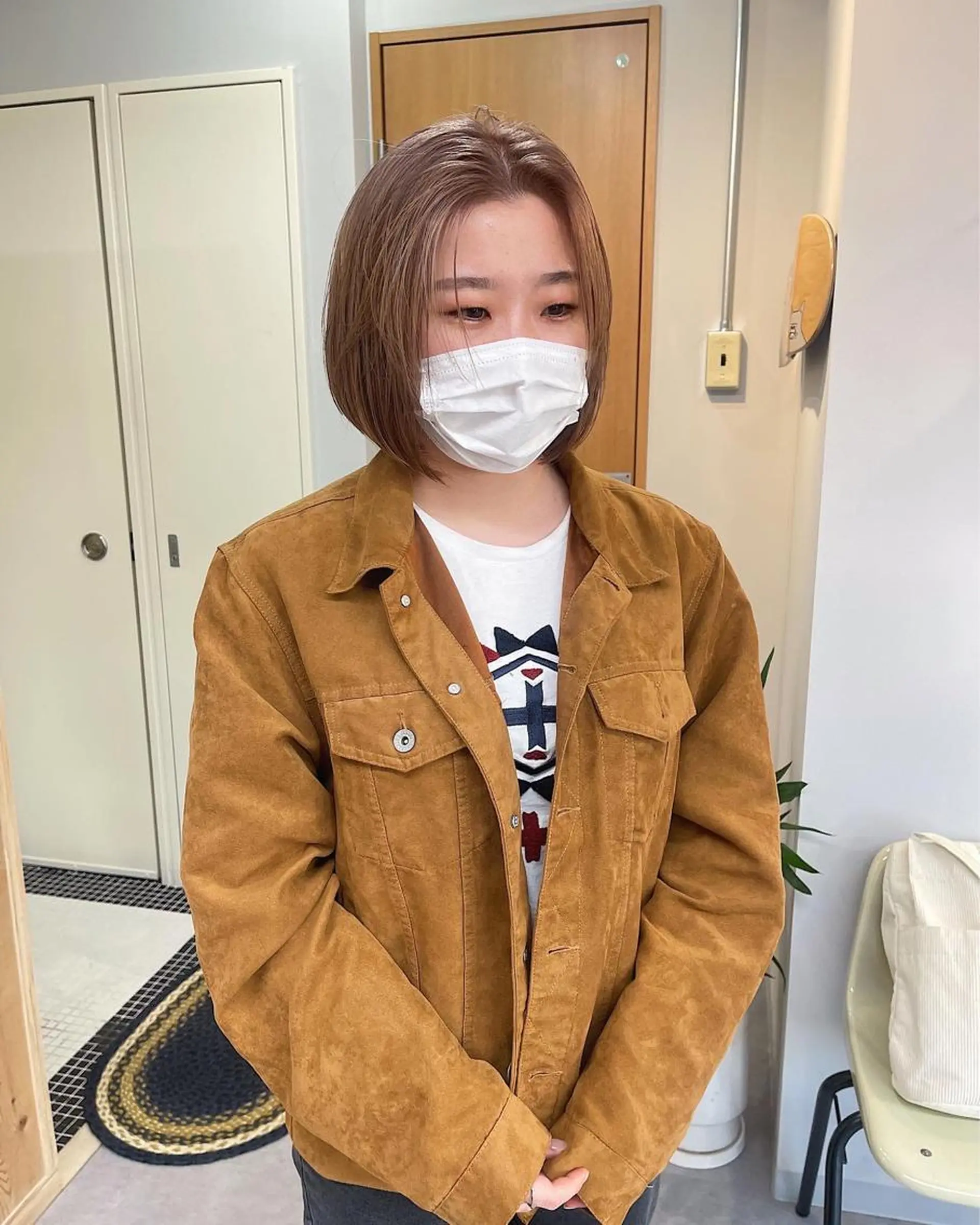 ショート カラー ベージュカラー ブリーチ ブロンド ブロンドベージュ カット ヘアカラー トリートメント MEY HAIR / CURLYS所属・丁寧なカウンセリング 🌿KENTA🌿のヘアスタイル