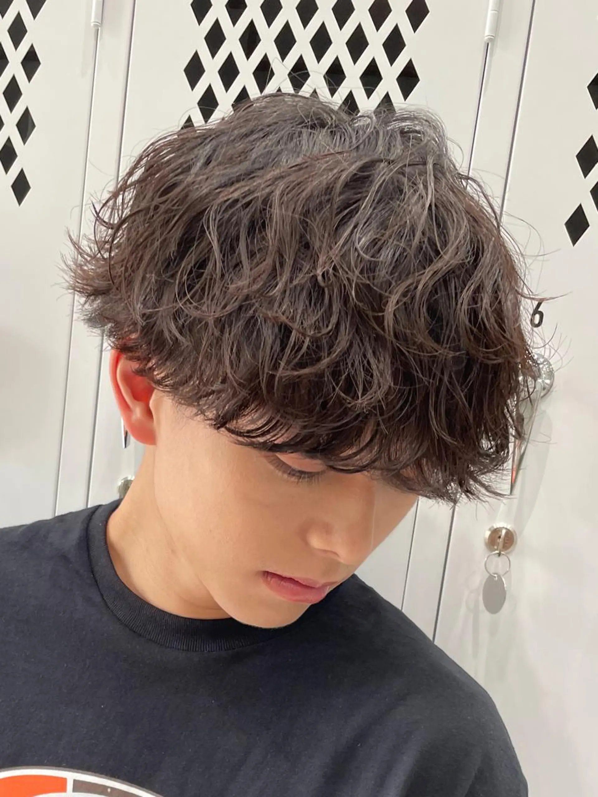 メンズ メンズパーマ 波巻きパーマ fifth リュウセイのヘアスタイル