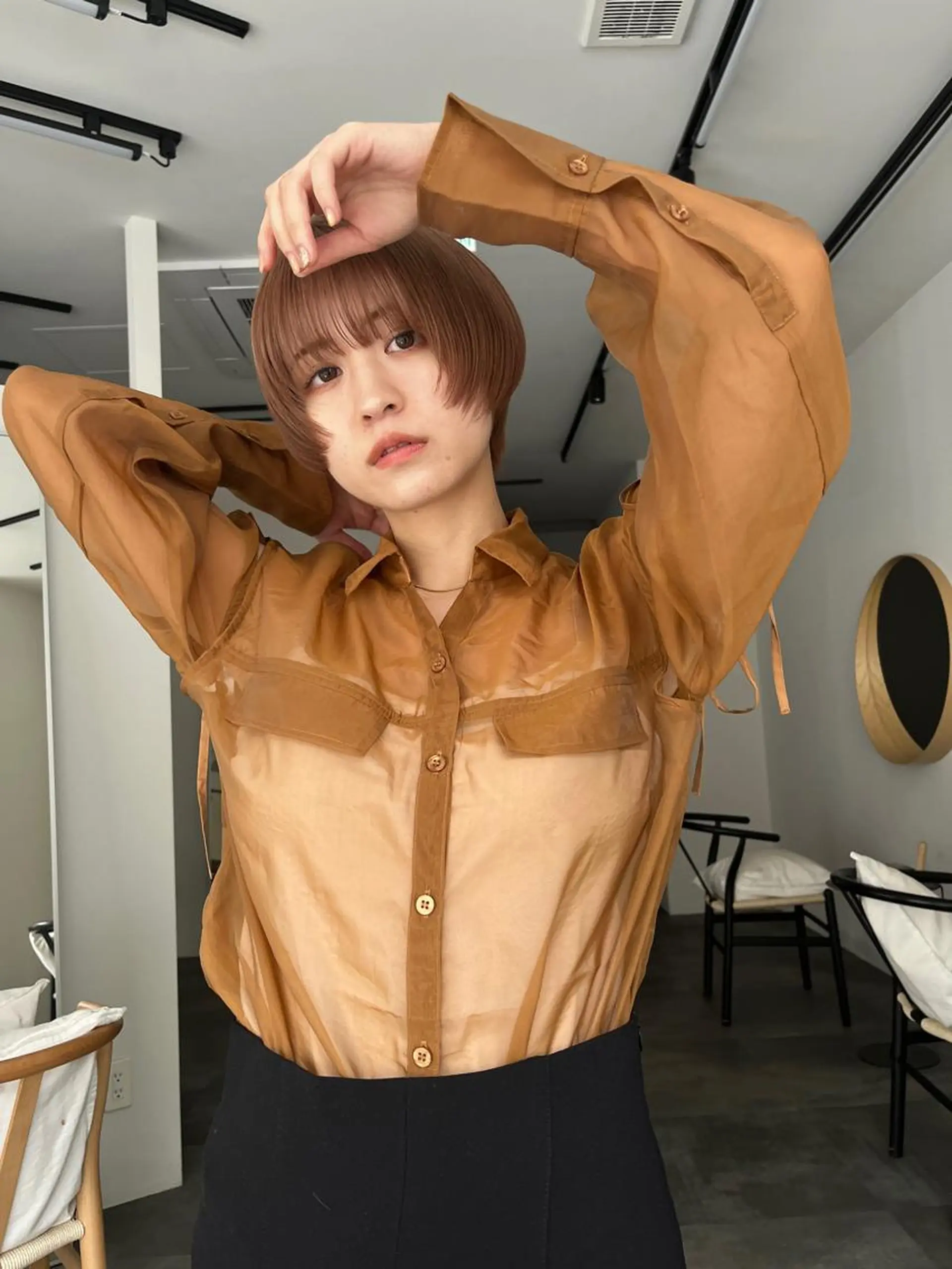 ショート 加藤 悠真のヘアスタイル