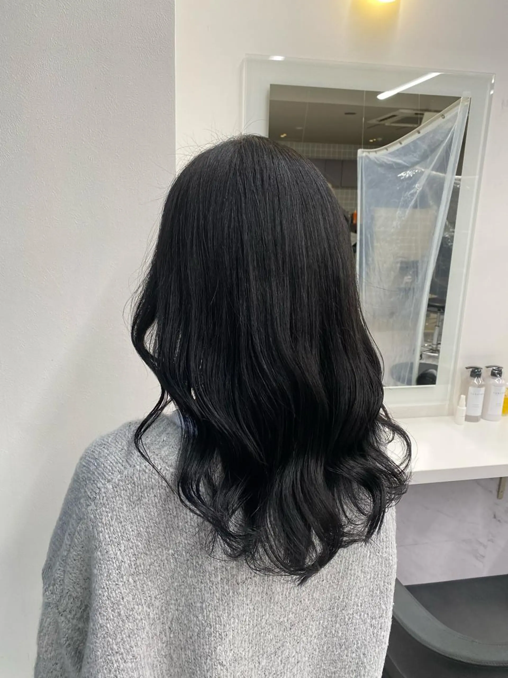 セミロング カラー ヘアアレンジ キッズ 透明感カラー グレージュ TRU Shino🦋のマツエク・マツパデザイン