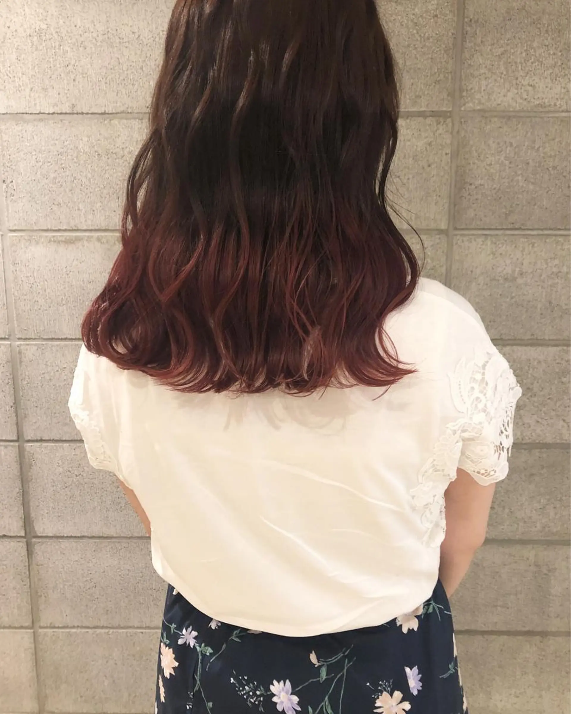 ミディアム カラー ブリーチ カット ヘアカラー トリートメント ボブ/ミニボブ/ 立河今日子のヘアスタイル