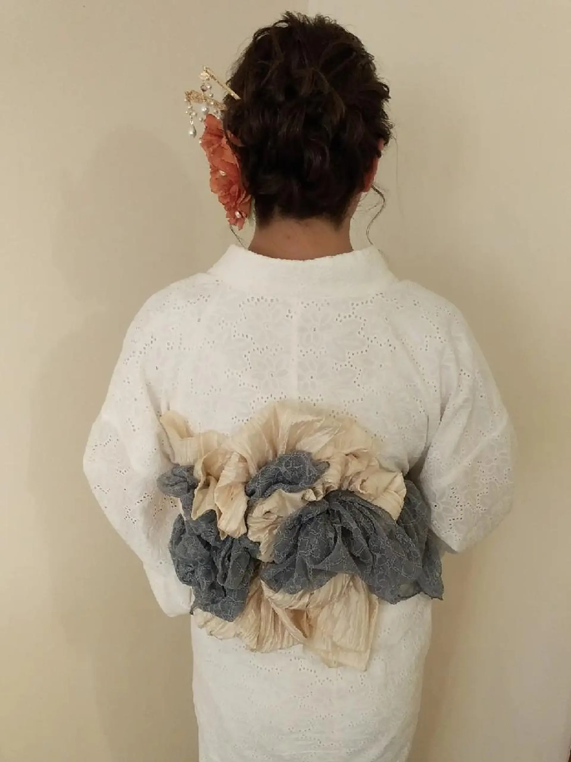 ヘアアレンジ セミロング 成人式 結婚式・ブライダル 卒業式のヘアスタイル 浴衣 Rarely  beautyのヘアスタイル