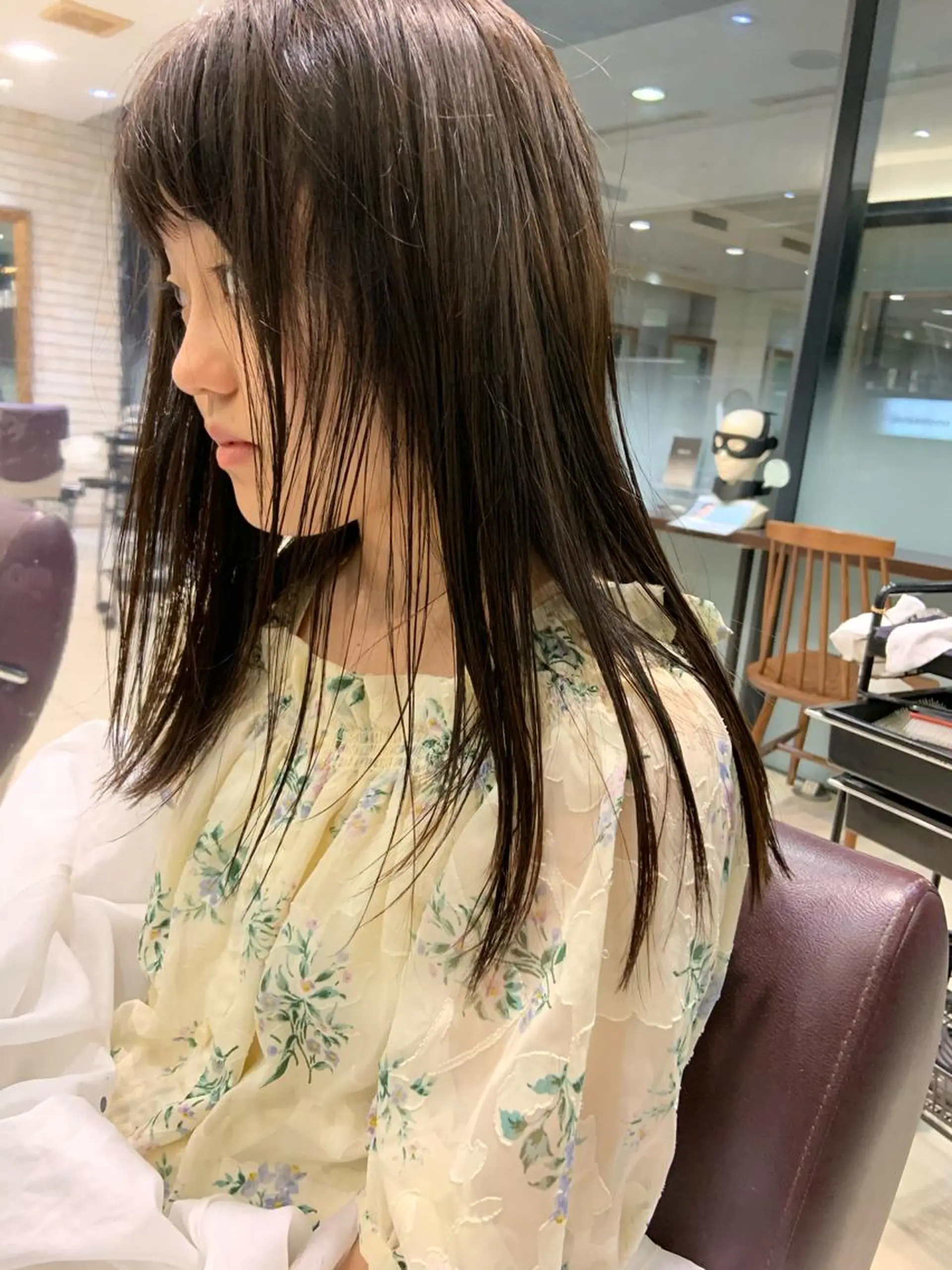 ミディアム タンバルモリパーマ 礒井メンキのヘアスタイル