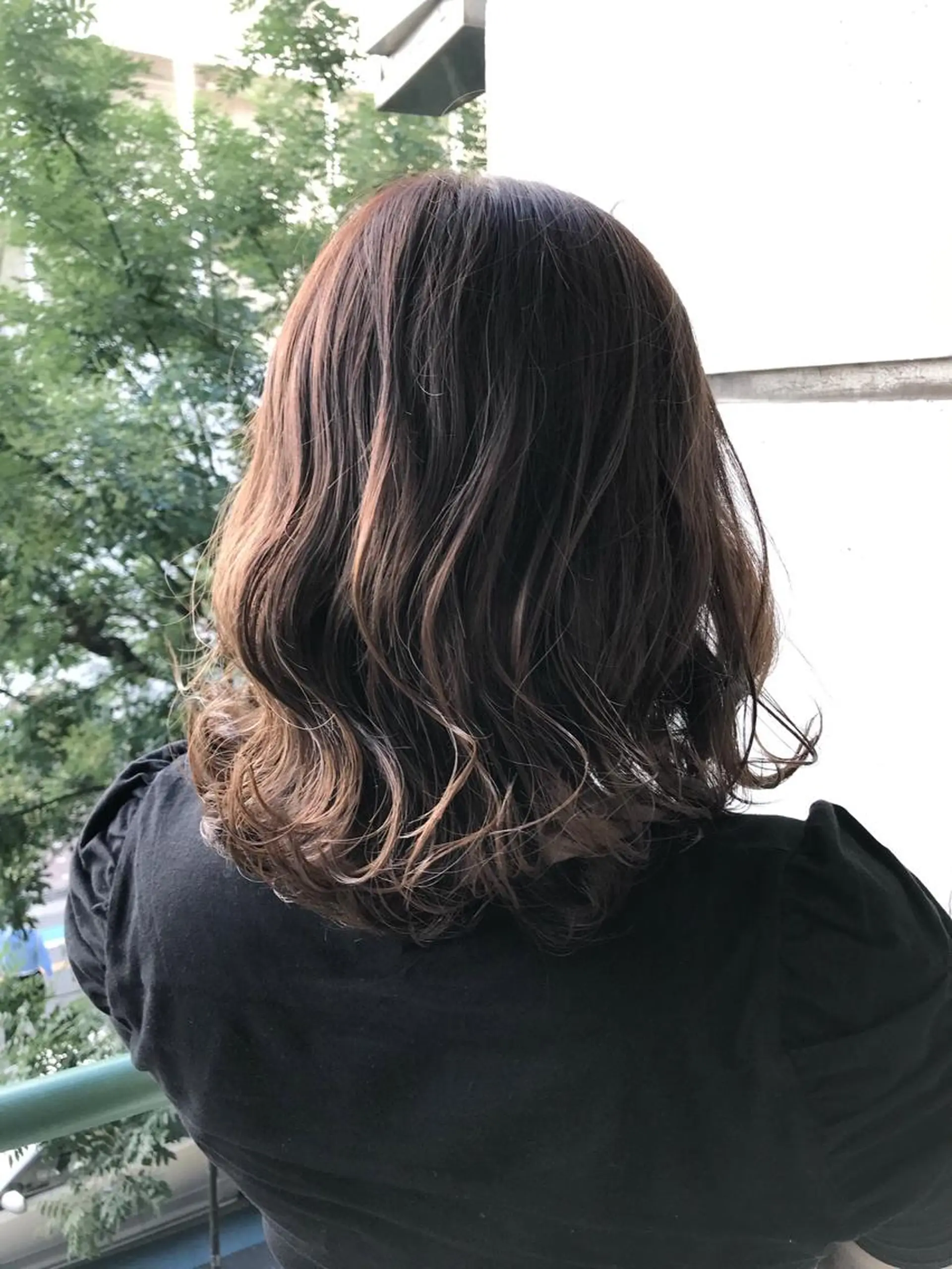 ミディアム カラー 原山 直人のヘアスタイル