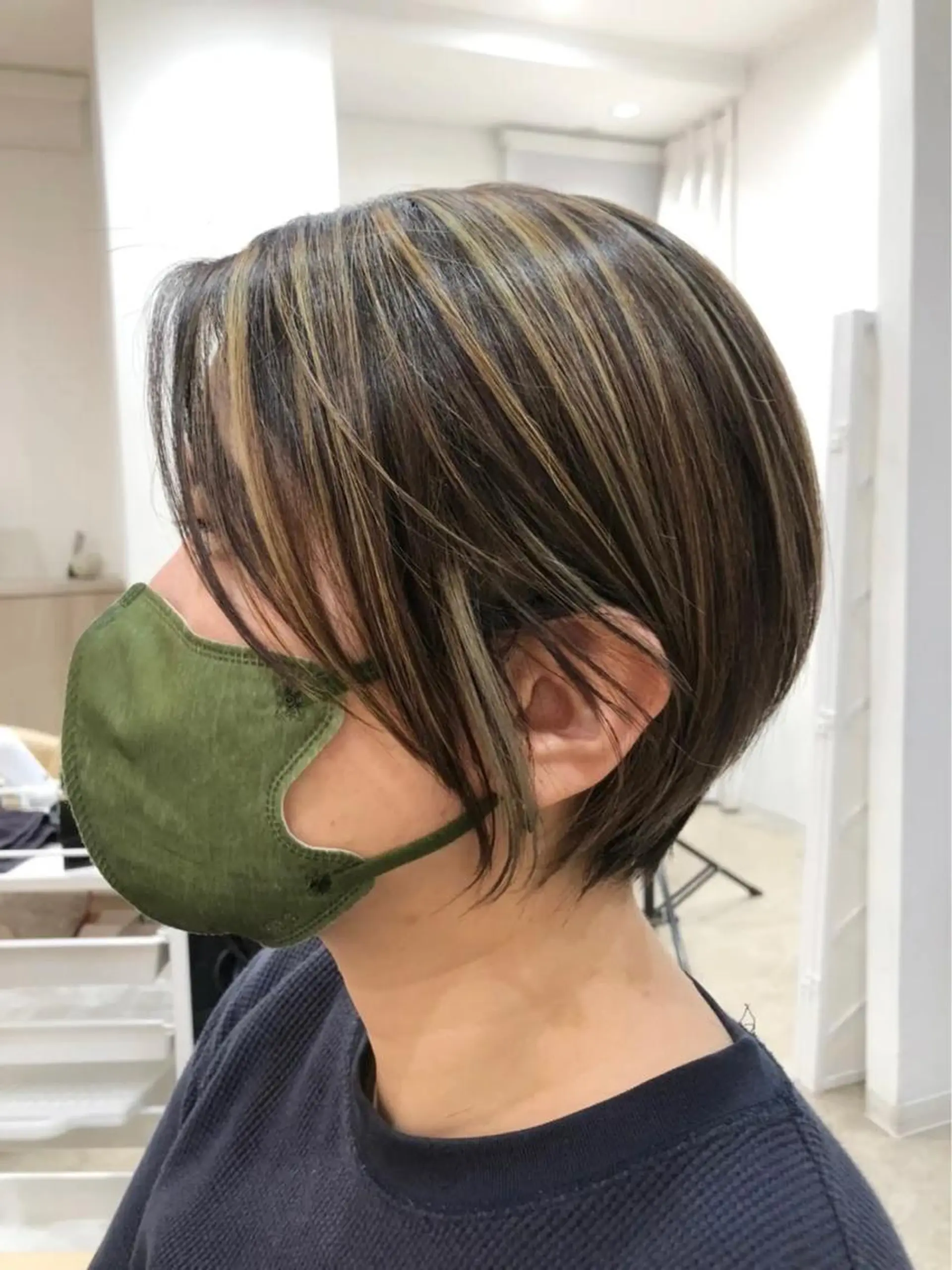 ショート ショート/レイヤー/ パーマ　水野のヘアスタイル