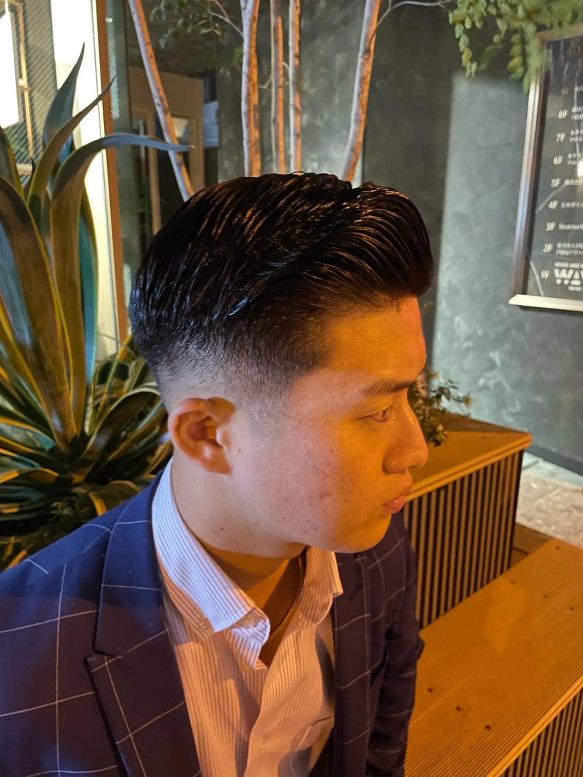 ショート パーマ カット パーマ ヘアーサロンチョップショップ所属・吉祥寺バーバー takumiのヘアスタイル