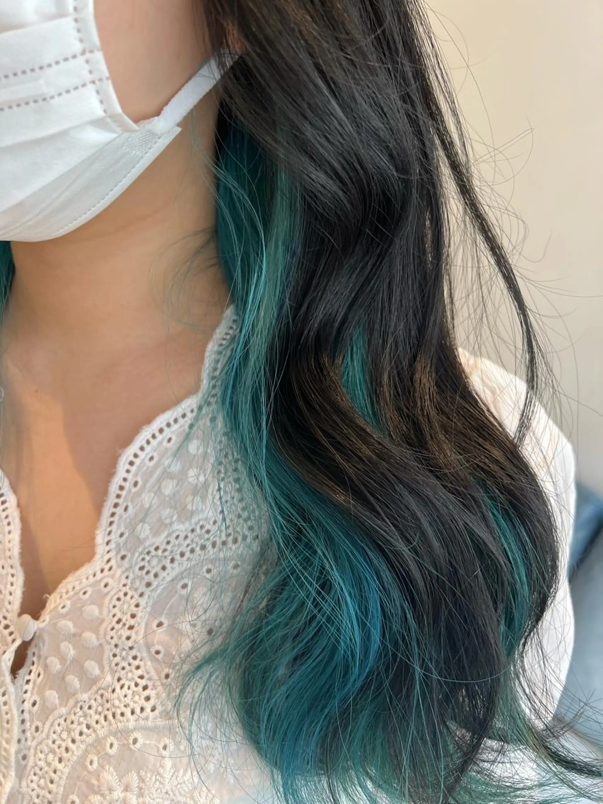 セミロング カット ヘアカラー 渋谷ハイトーン/ デザインカラー阿部のヘアスタイル