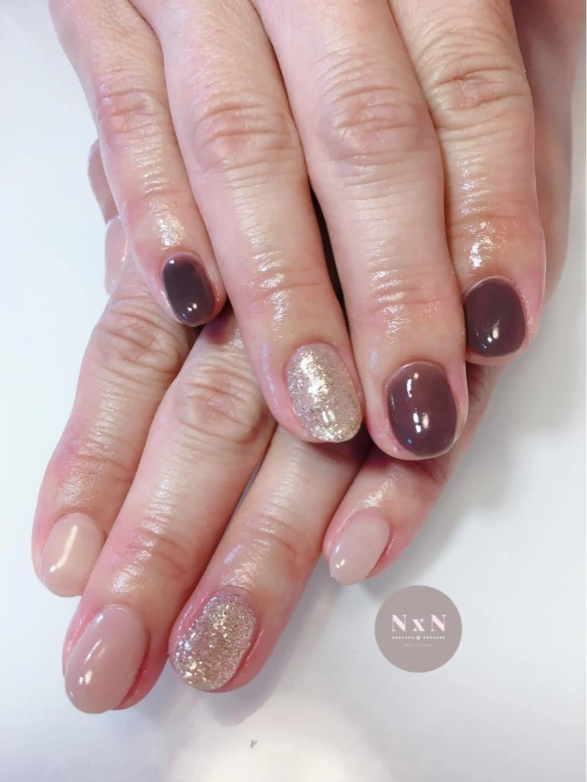 ネイル ジェルネイル ぷっくりネイル ハンドネイル nail salon N×Nのネイルデザイン