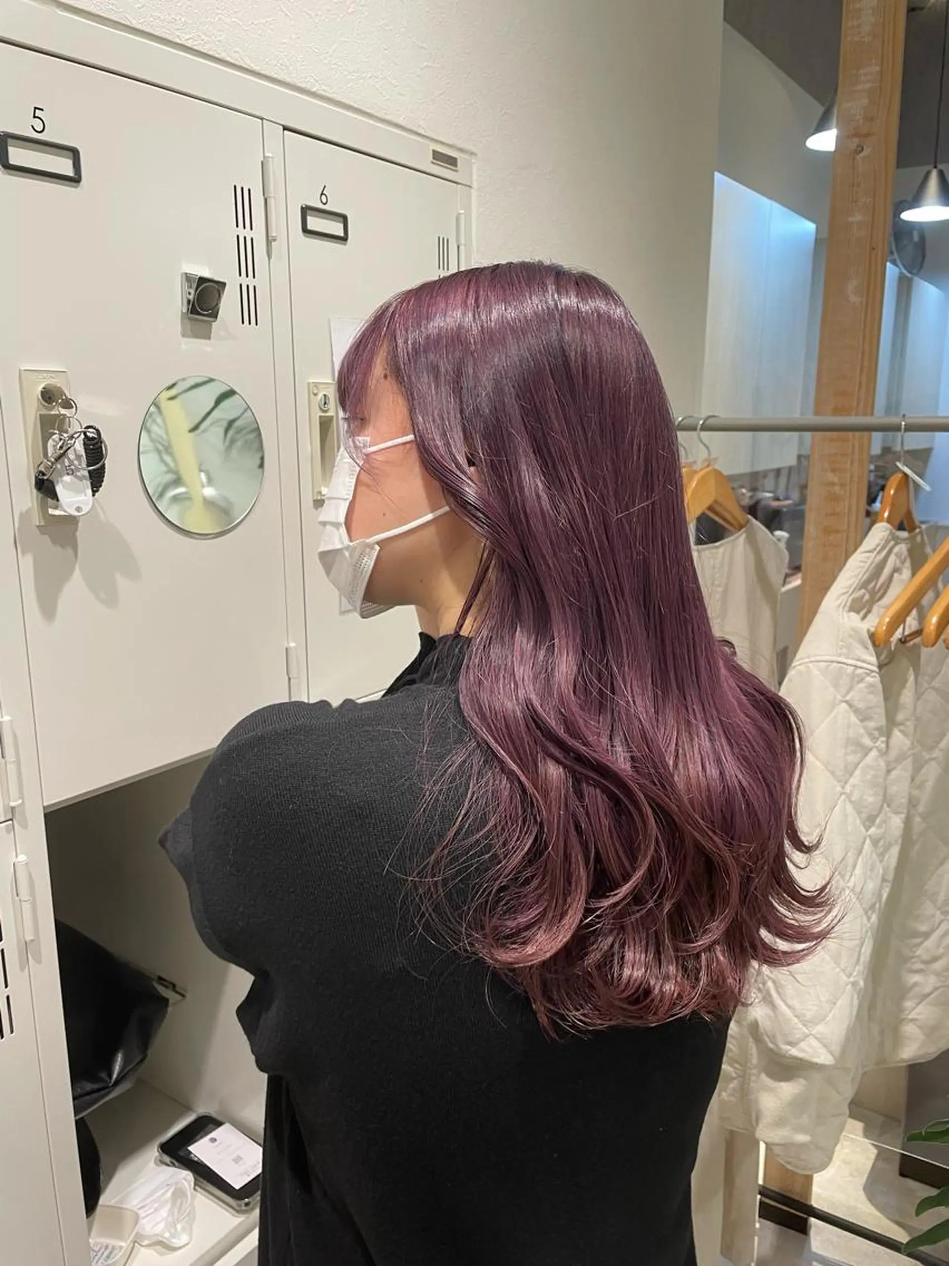 カラー ラベンダーカラー ラベンダーピンク ピンクカラー ヘアカラー ピンクカラー🎀/ ミルクティー🍼花音のヘアスタイル