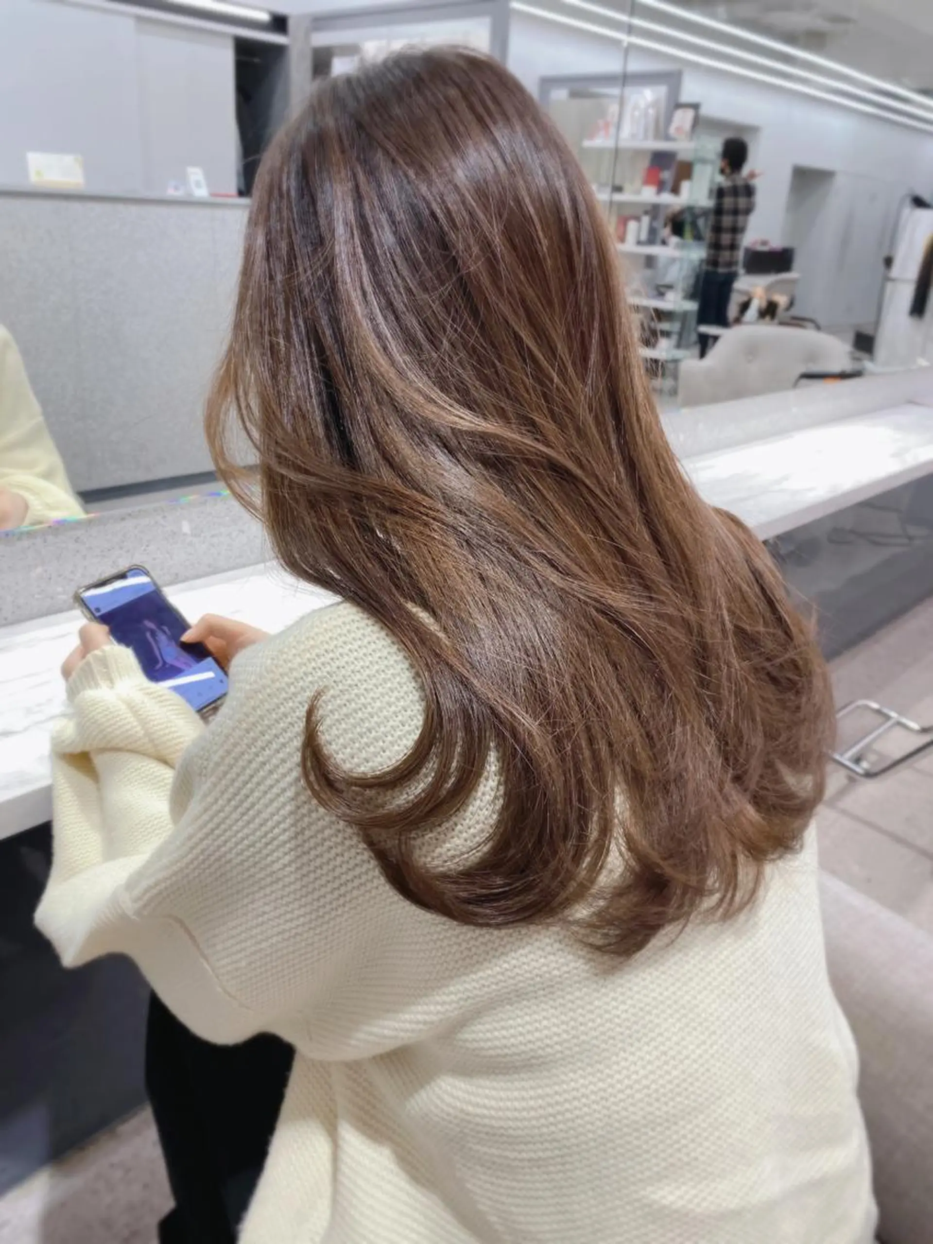 ロング レイヤーカット/ 髪質改善/羽柴りくのヘアスタイル