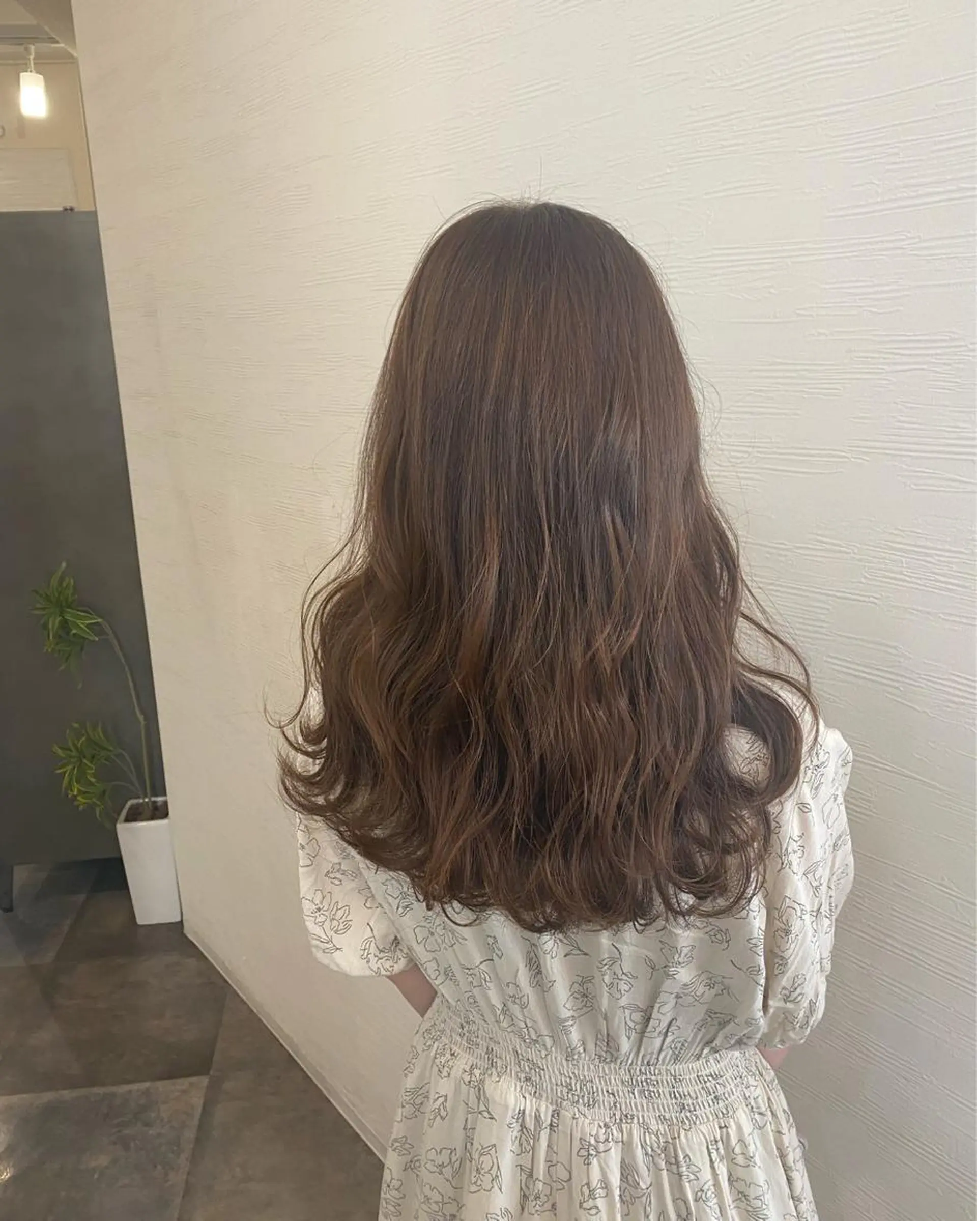 セミロング カラー パーマ ヘアアレンジ 🐠店長 二田直人🐠のヘアスタイル