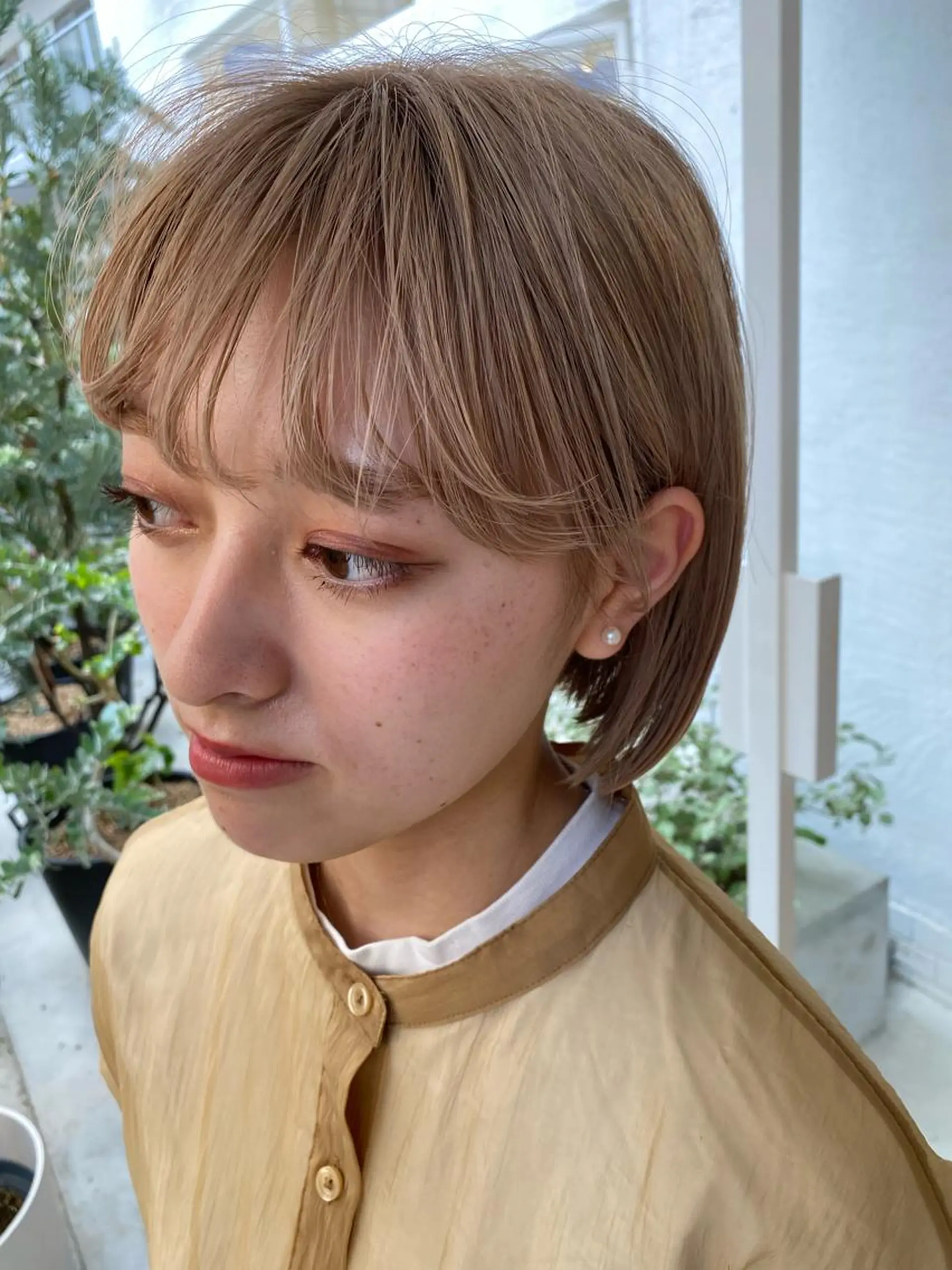 カラー ブリーチカラーが人気 onnuのヘアスタイル