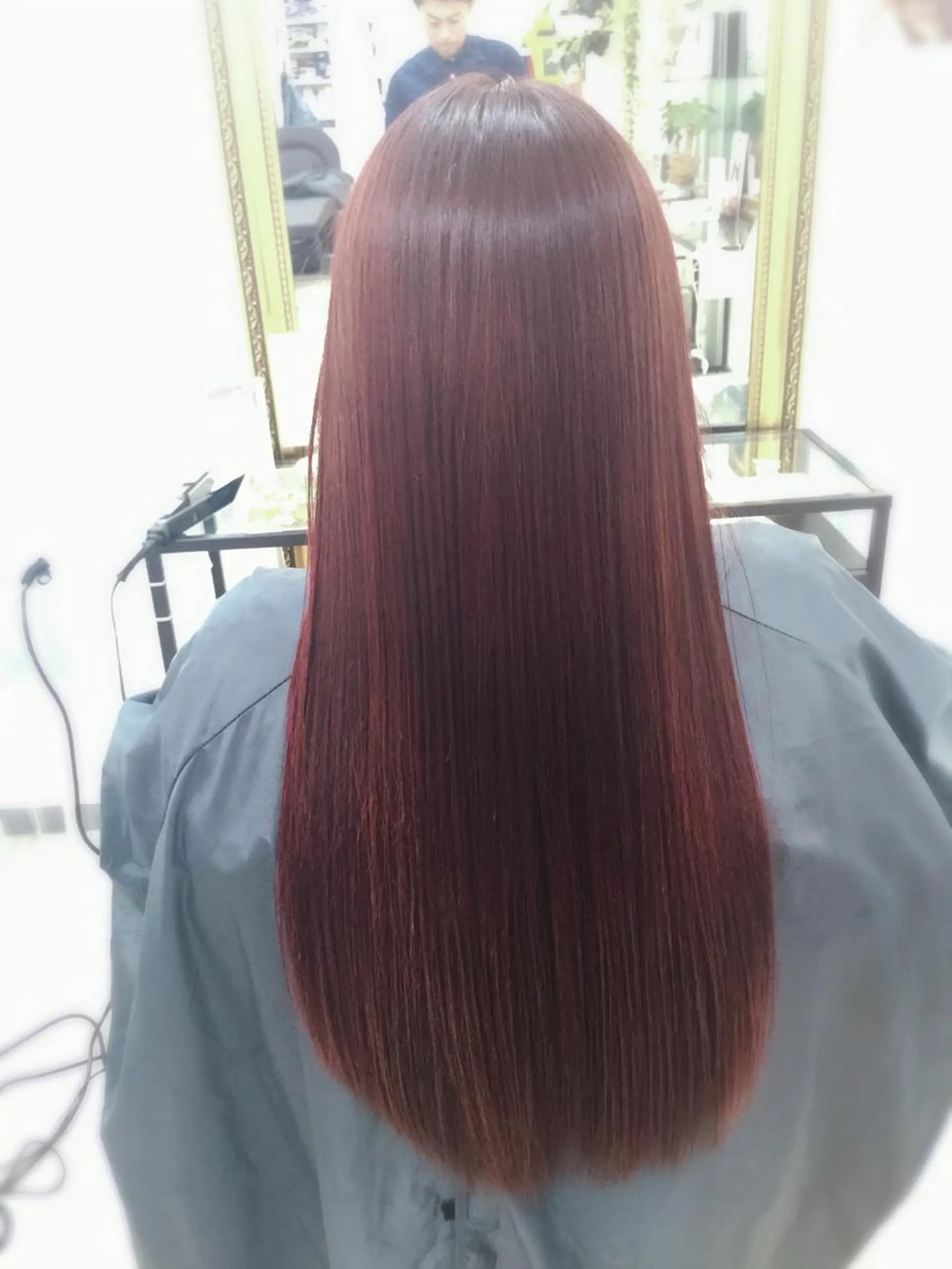 ロング カット ヘアカラー トリートメント hama yukiのヘアスタイル