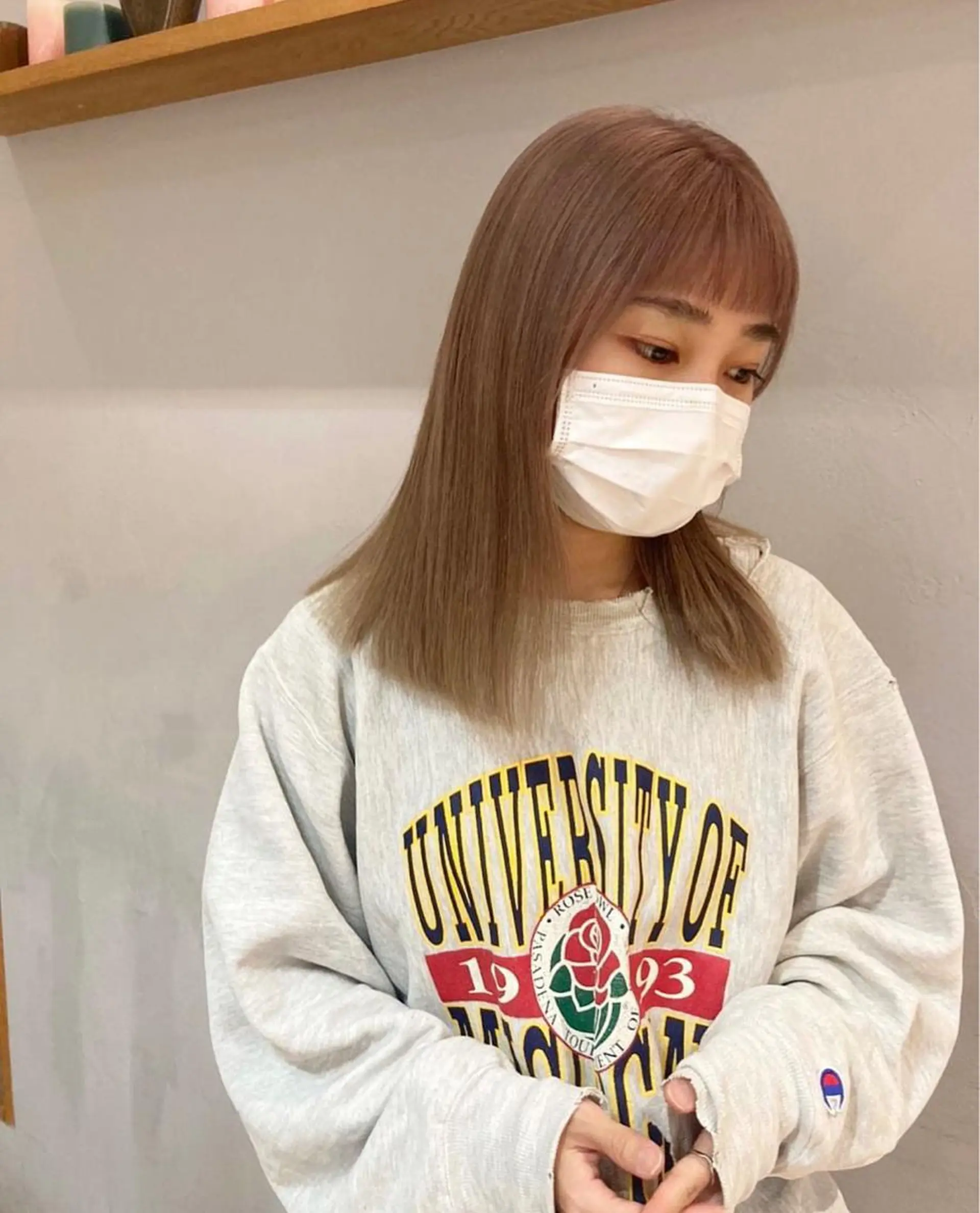 ロング カラー パーマ ヘアアレンジ メンズ キッズ ネイル マツエク・マツパ アイブロウ ベージュカラー ピンクカラー ピンクベージュ カラーマツエク ピンク お洒落パーマ/ボブ ❄️Tomoka❄️のヘアスタイル
