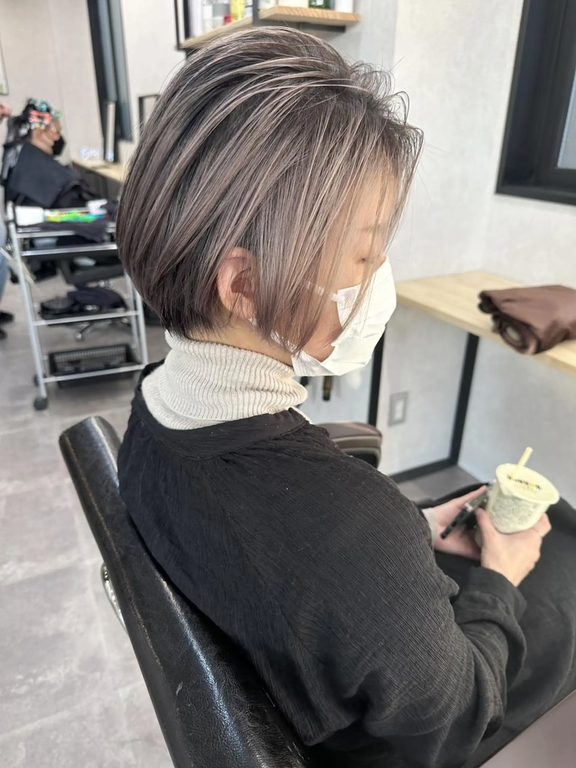 ショート カラー パーマ ヘアアレンジ 💎lino _by _ACNE💎 🧸のヘアスタイル
