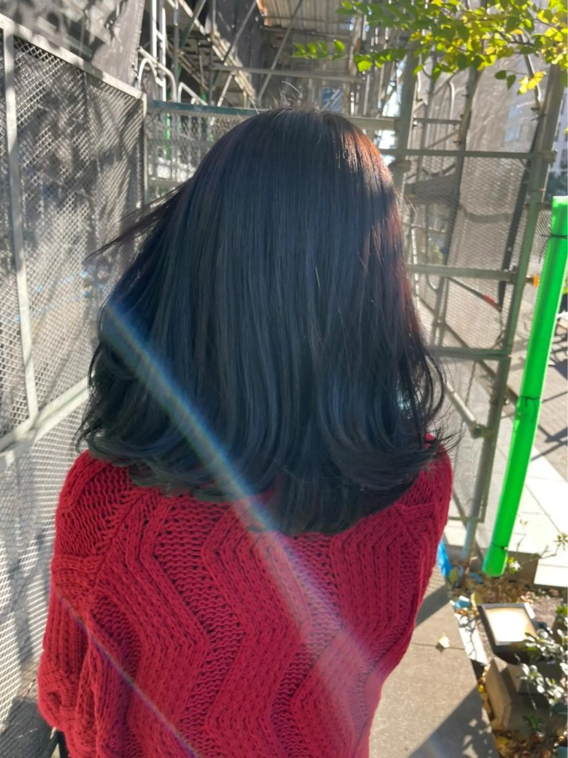 セミロング カラー ヘアアレンジ ブルーカラー ブルージュ レイヤーカット ローレイヤー カット ヘアカラー 🌟東銀座マンツーマ ン🌟タカナシのヘアスタイル