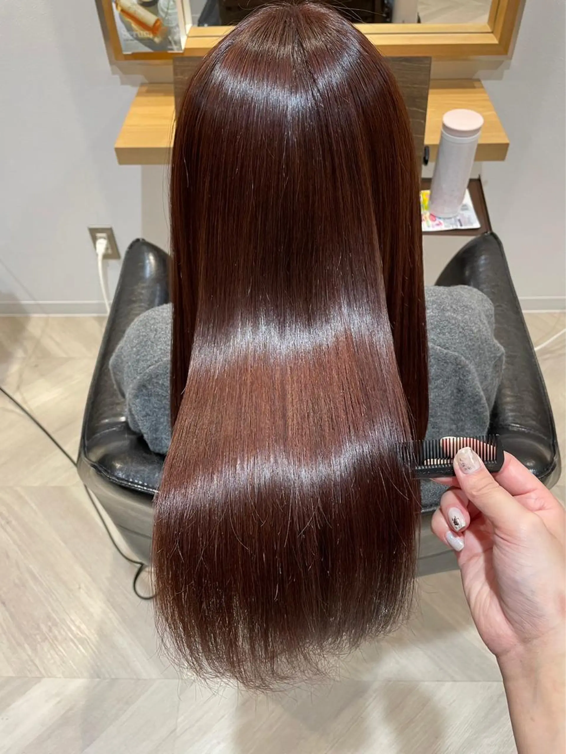 ロング カラー まつしま ちひろのヘアスタイル