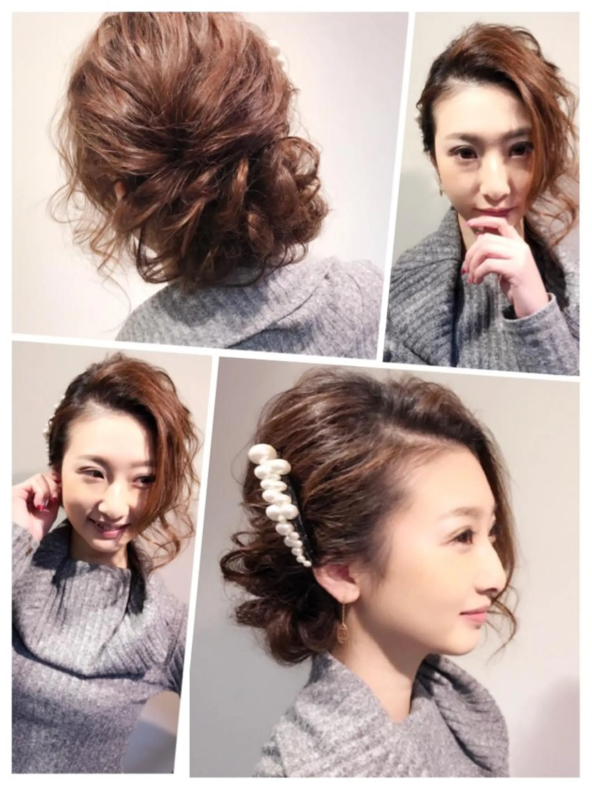 セミロング カラー パーマ ヘアアレンジ ネイル マツエク・マツパ 吉川 宙翔のヘアスタイル