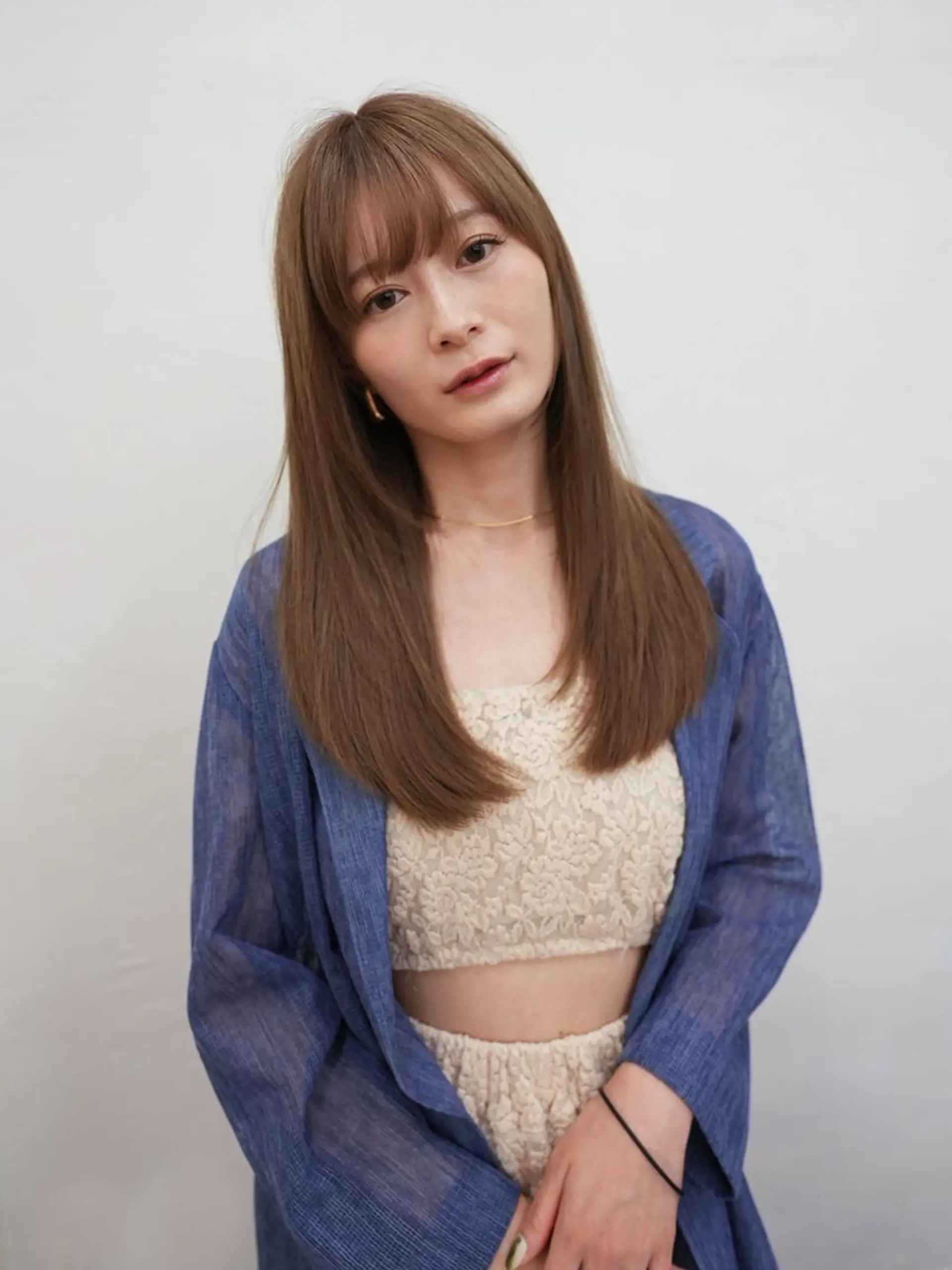 ロング パーマ カット パーマ gite カワムラナオキのヘアスタイル