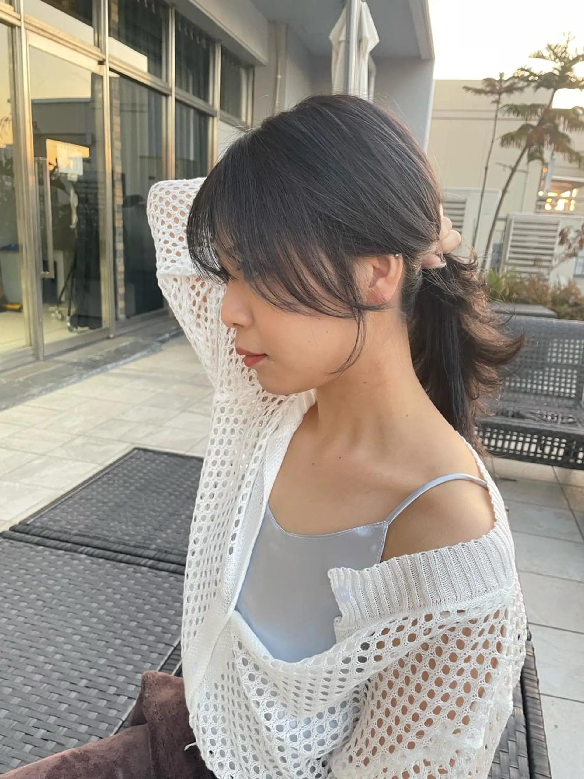 ミディアム 似合わせカット 迫留由弥のヘアスタイル