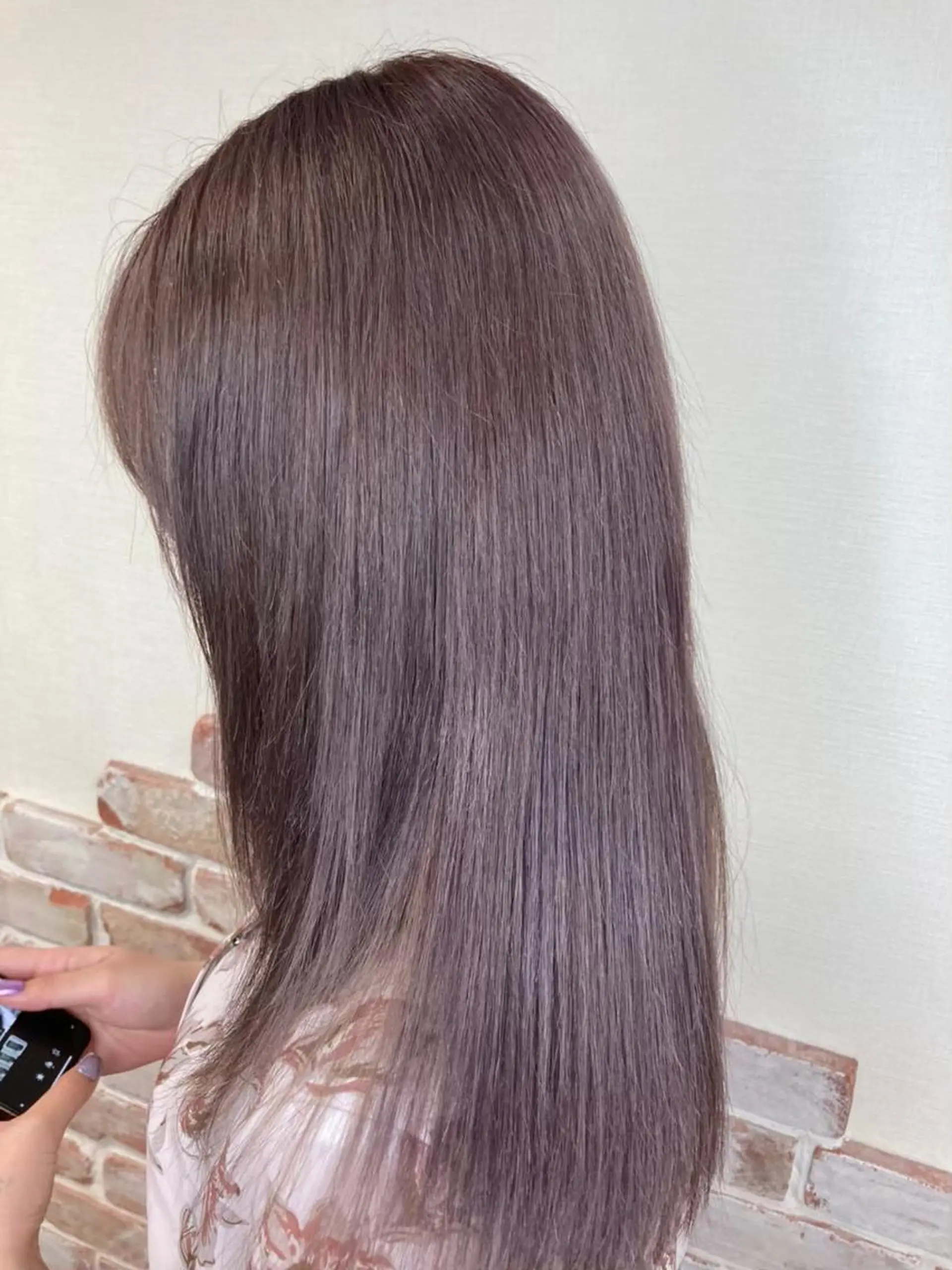 ミディアム カラー ヘアカラー トリートメント カラー&プルエクステ 大人気！！のヘアスタイル