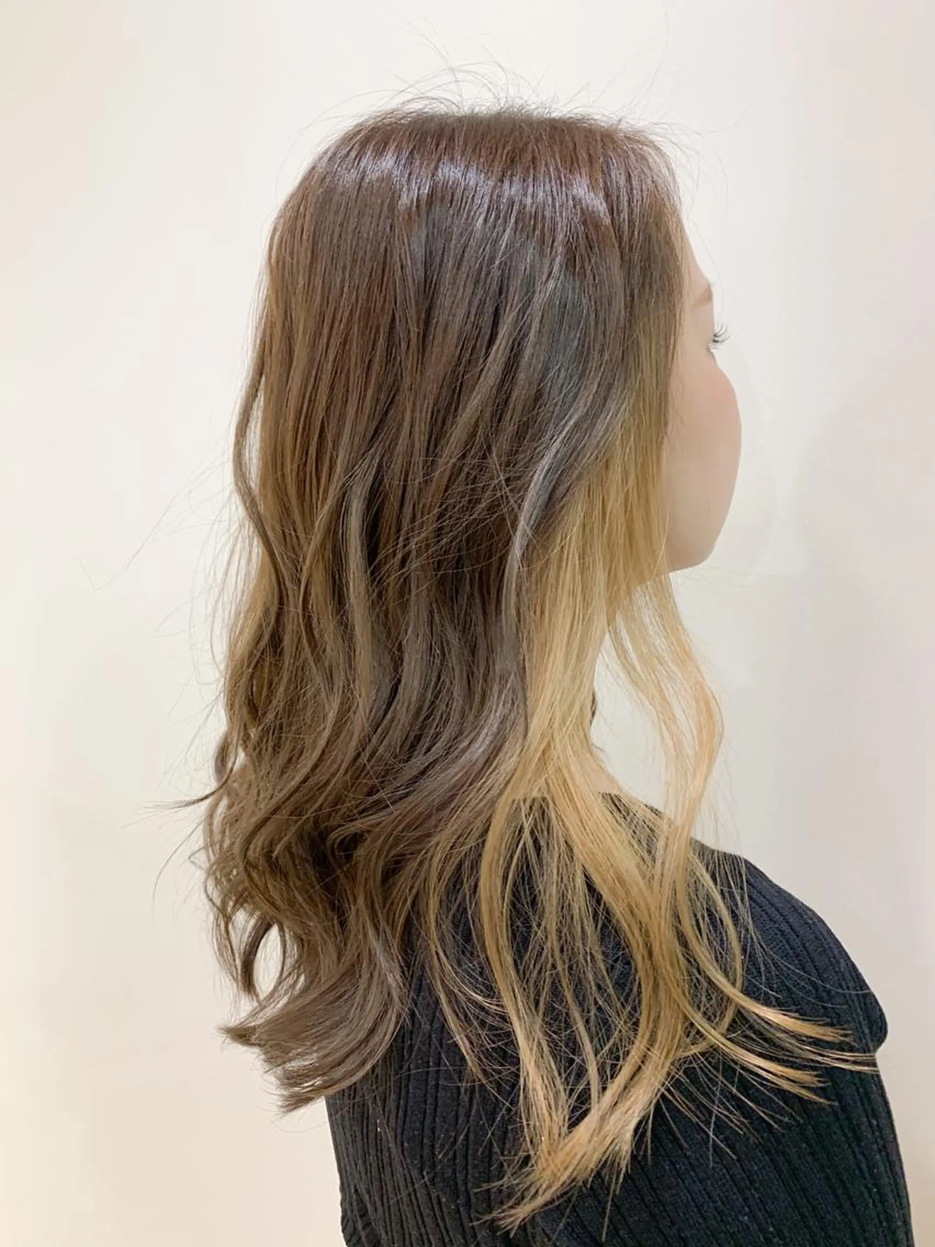 ロング カラー 縮毛矯正/髪質改善 /韓国風　山川春輝のヘアスタイル