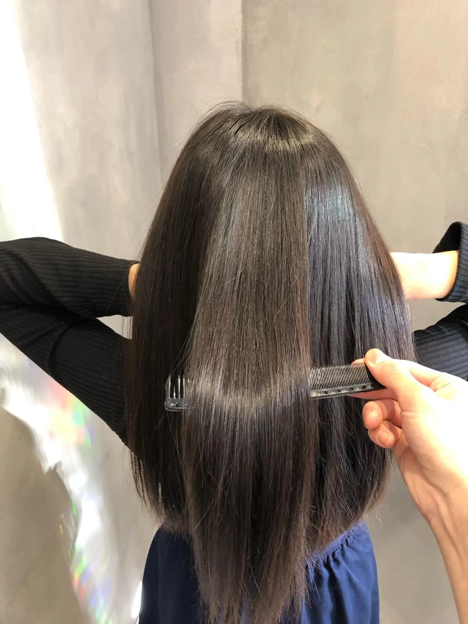 セミロング 髪質改善⭐️ 桜場のヘアスタイル