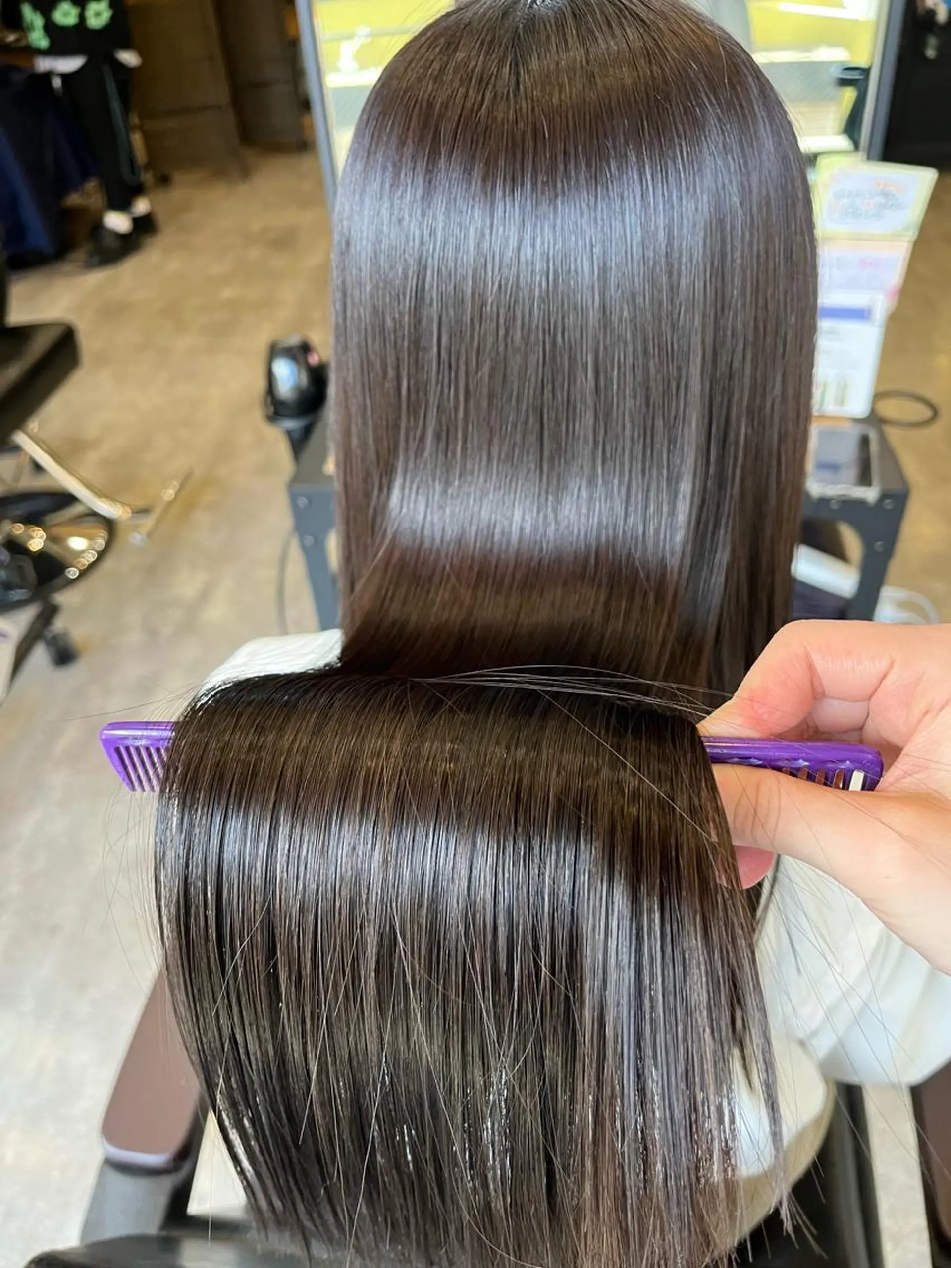 ロング カラー 髪質改善 トリートメント カット ヘアカラー トリートメント 🟢NEGi🟣 🫧髪質改善のヘアスタイル