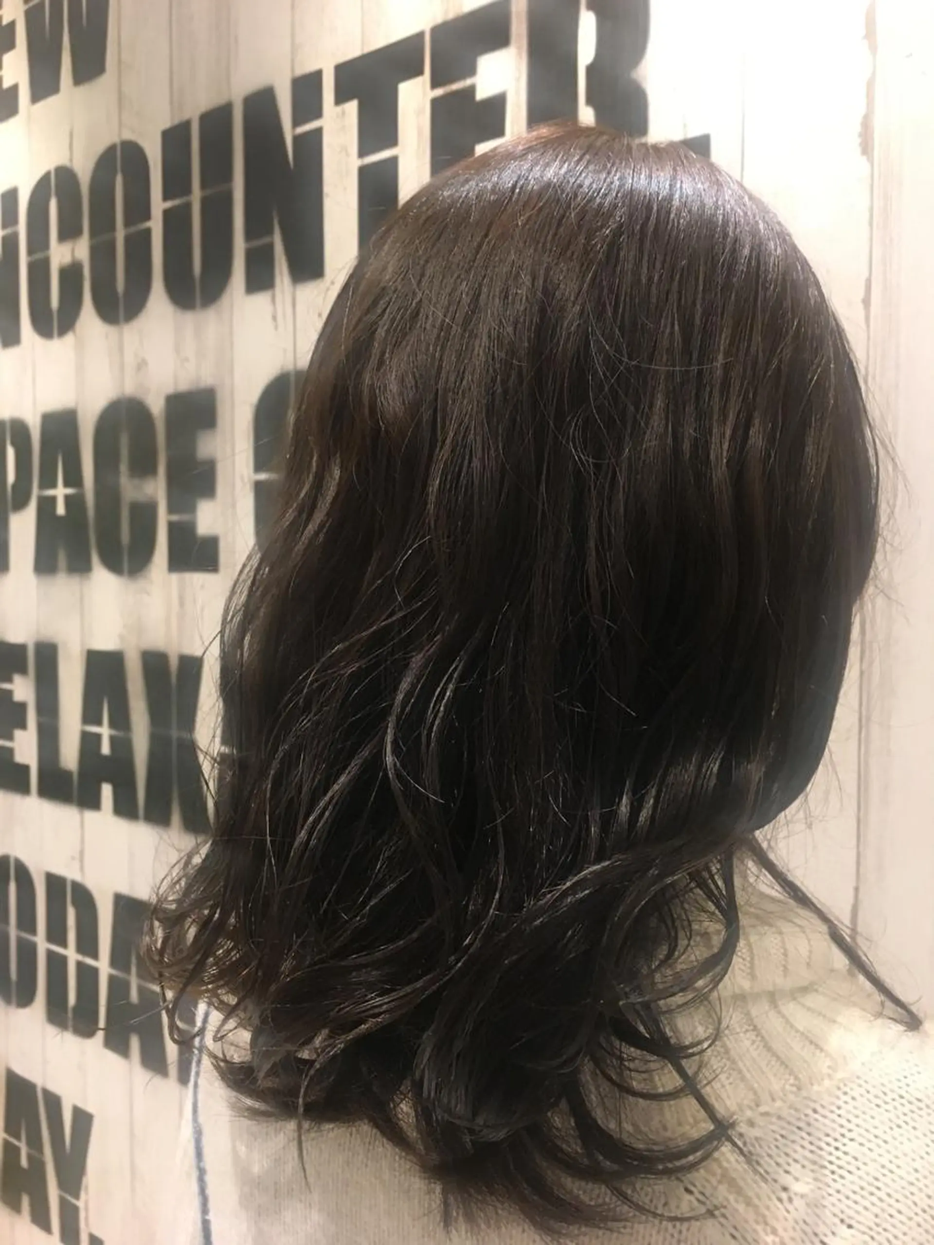 ミディアム カラー ブルーカラー ブルージュ ハイライトカラー ハイライト 土屋 ゆうこのヘアスタイル