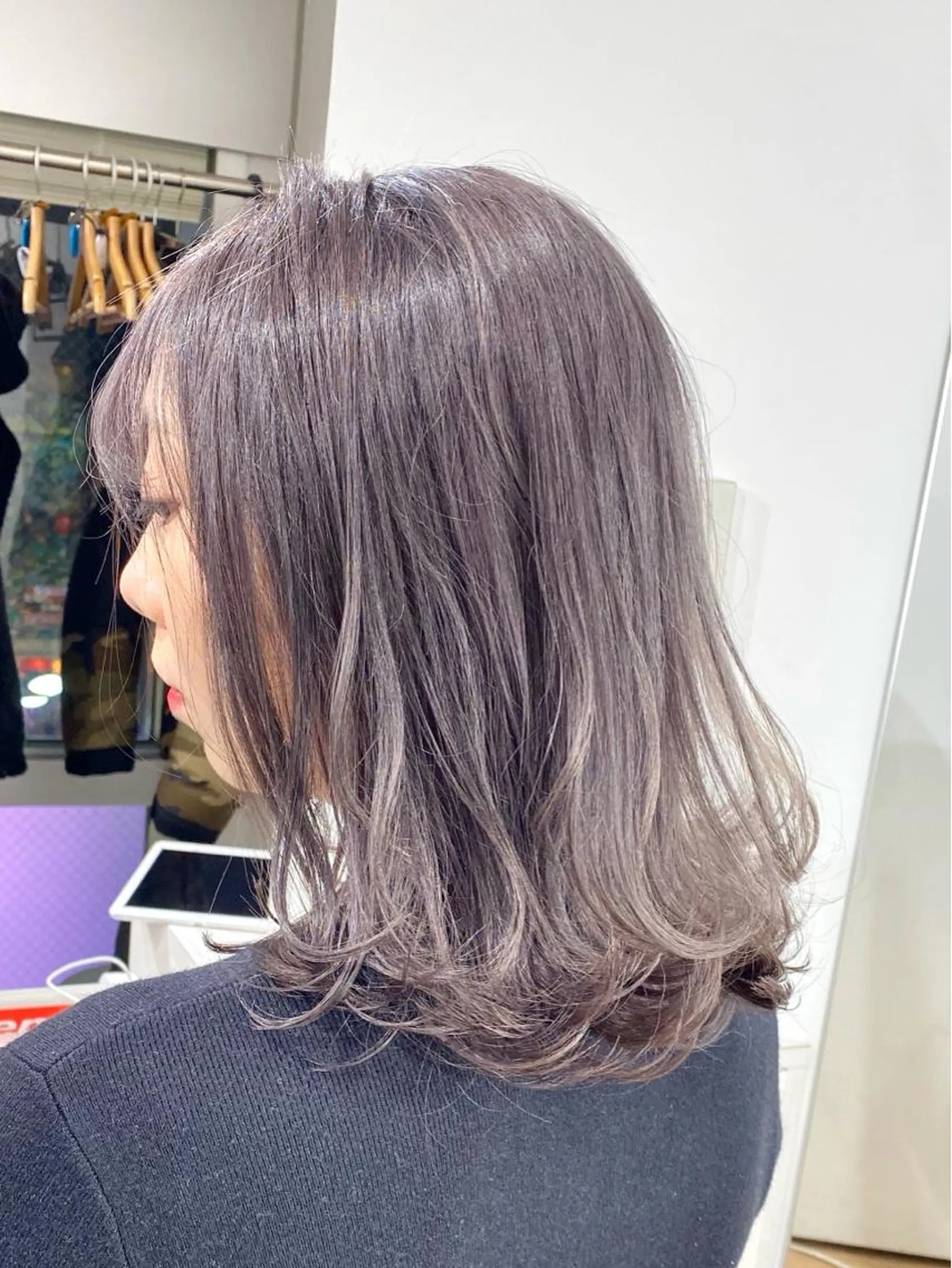 ミディアム カラー 🌙HIZUKI🌙 ハイトーン 艶髪のヘアスタイル