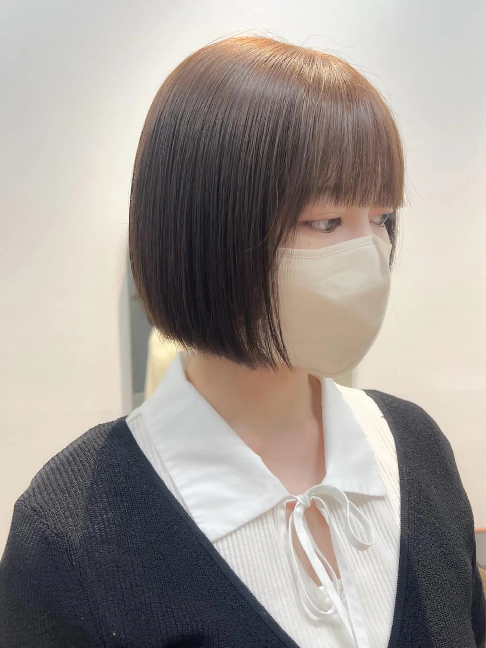 ショート カラー 谷町/Le'a /竹原しおなのヘアスタイル