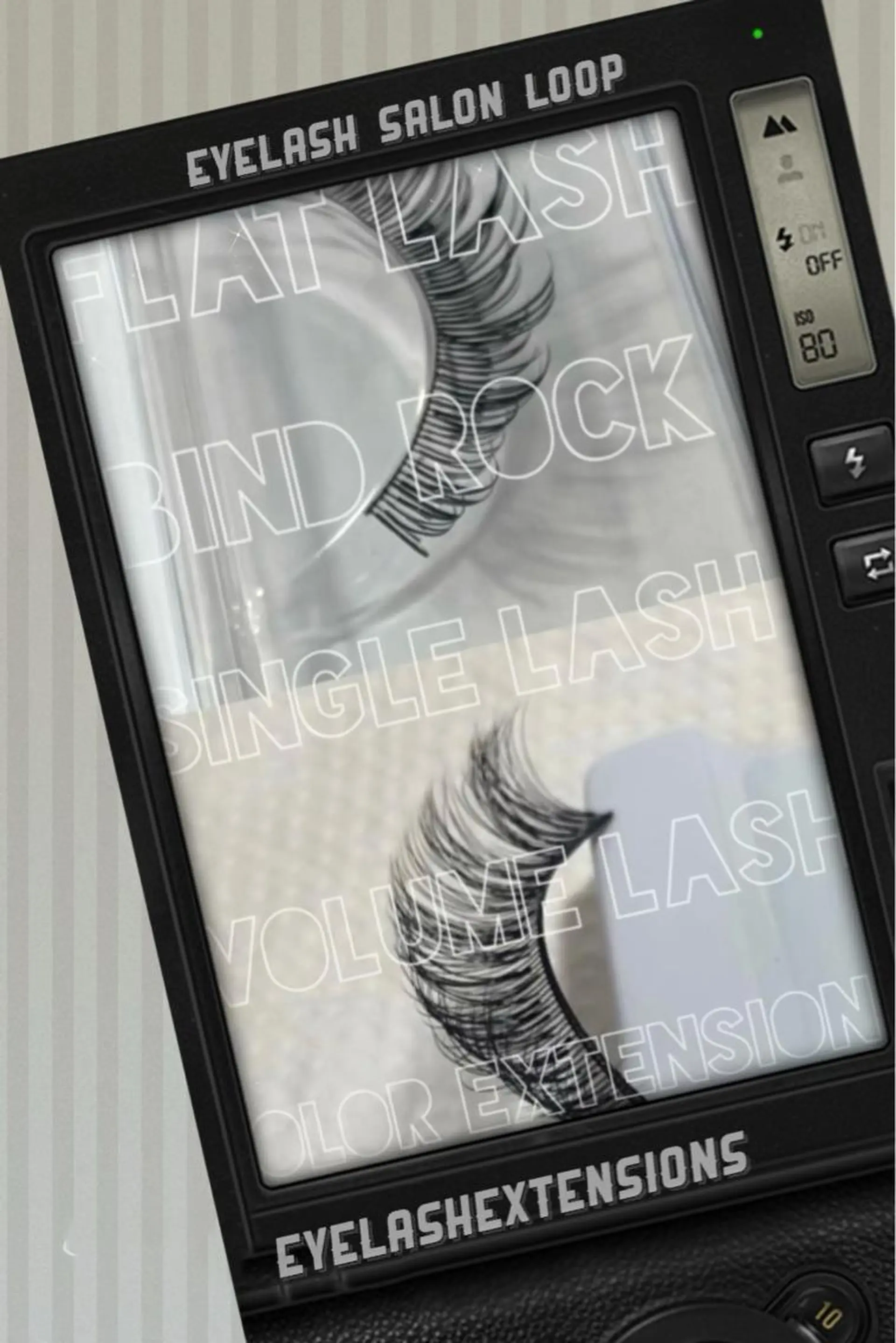 メンズ マツエク・マツパ バインドロック フラットラッシュ ボリュームラッシュ eyelash salonLoopꨄのマツエク・マツパデザイン