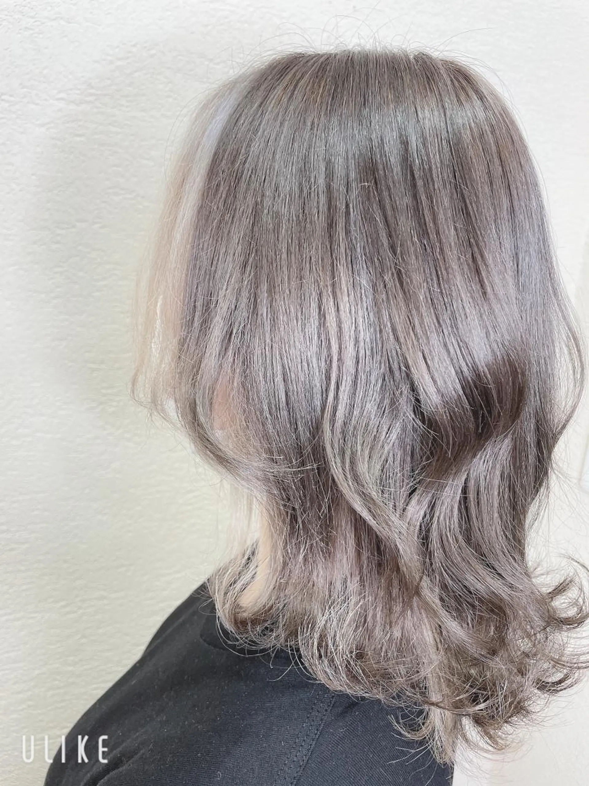 ロング カラー ミストバング  フェイスフレーミング カット ヘアカラー ❣️モードケイズ塚口 和田一将のヘアスタイル