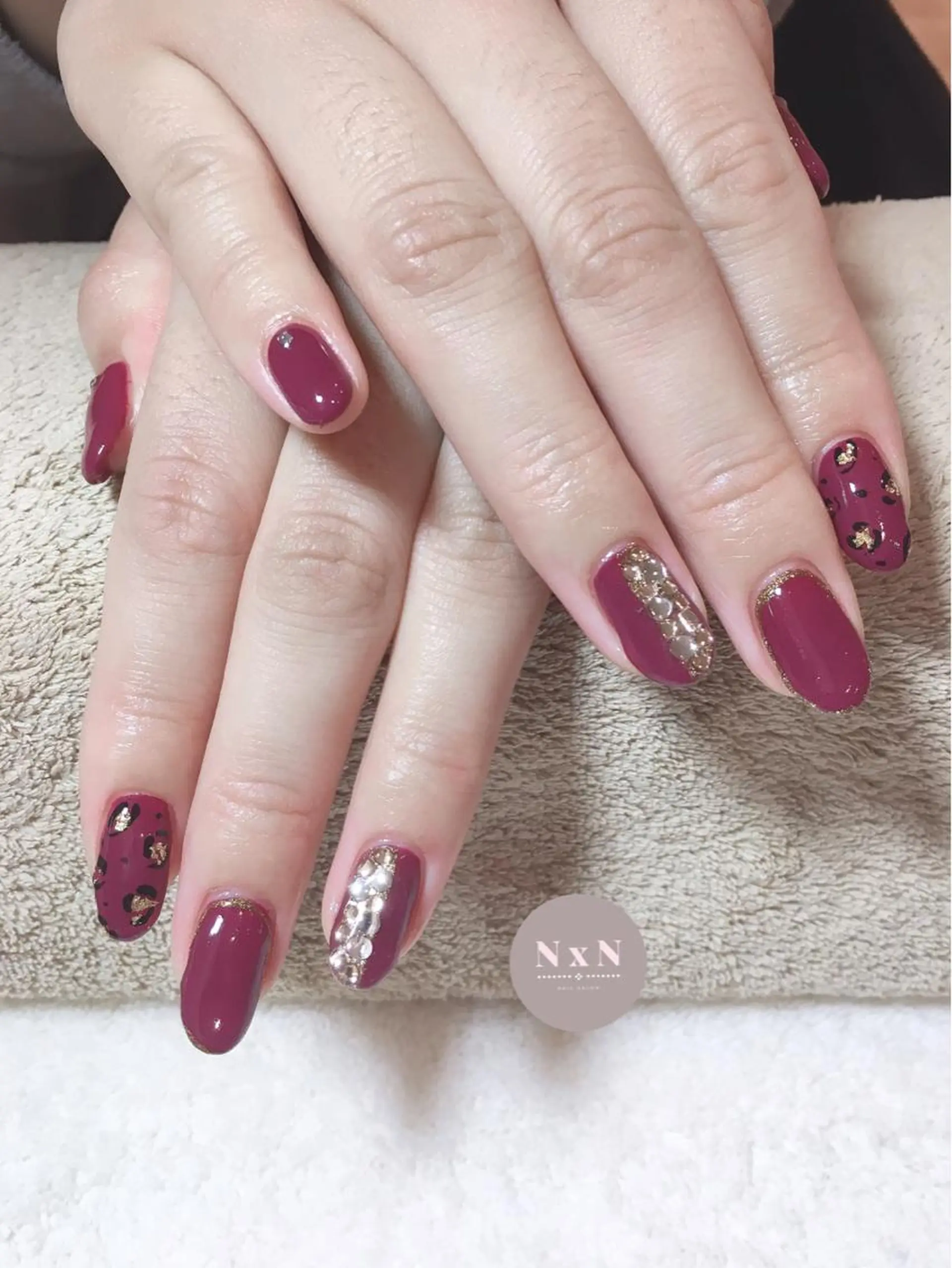 ネイル ジェルネイル ぷっくりネイル nail salon N×Nのネイルデザイン